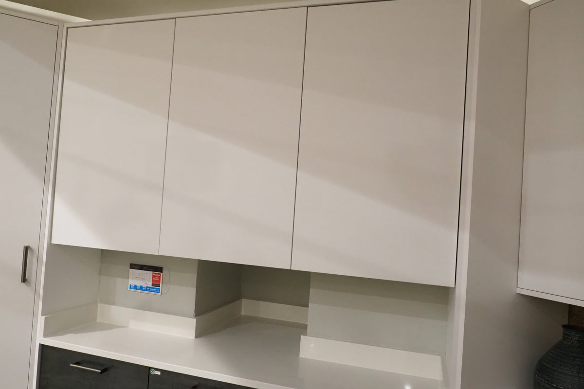Wren Ultra & Elements Bianco and Metallic Slate Gloss Kitchen