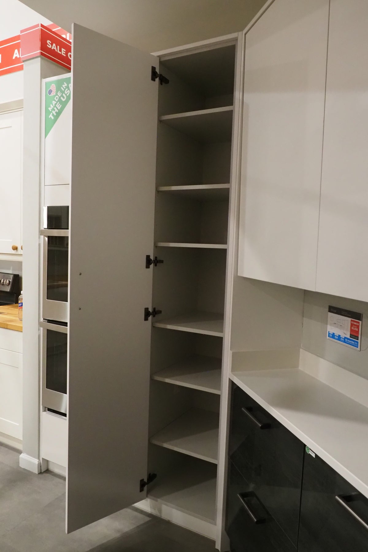 Wren Ultra & Elements Bianco and Metallic Slate Gloss Kitchen