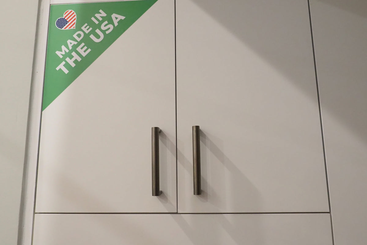 Wren Ultra & Elements Bianco and Metallic Slate Gloss Kitchen