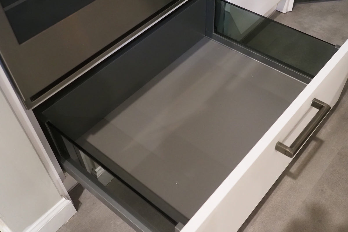 Wren Ultra & Elements Bianco and Metallic Slate Gloss Kitchen