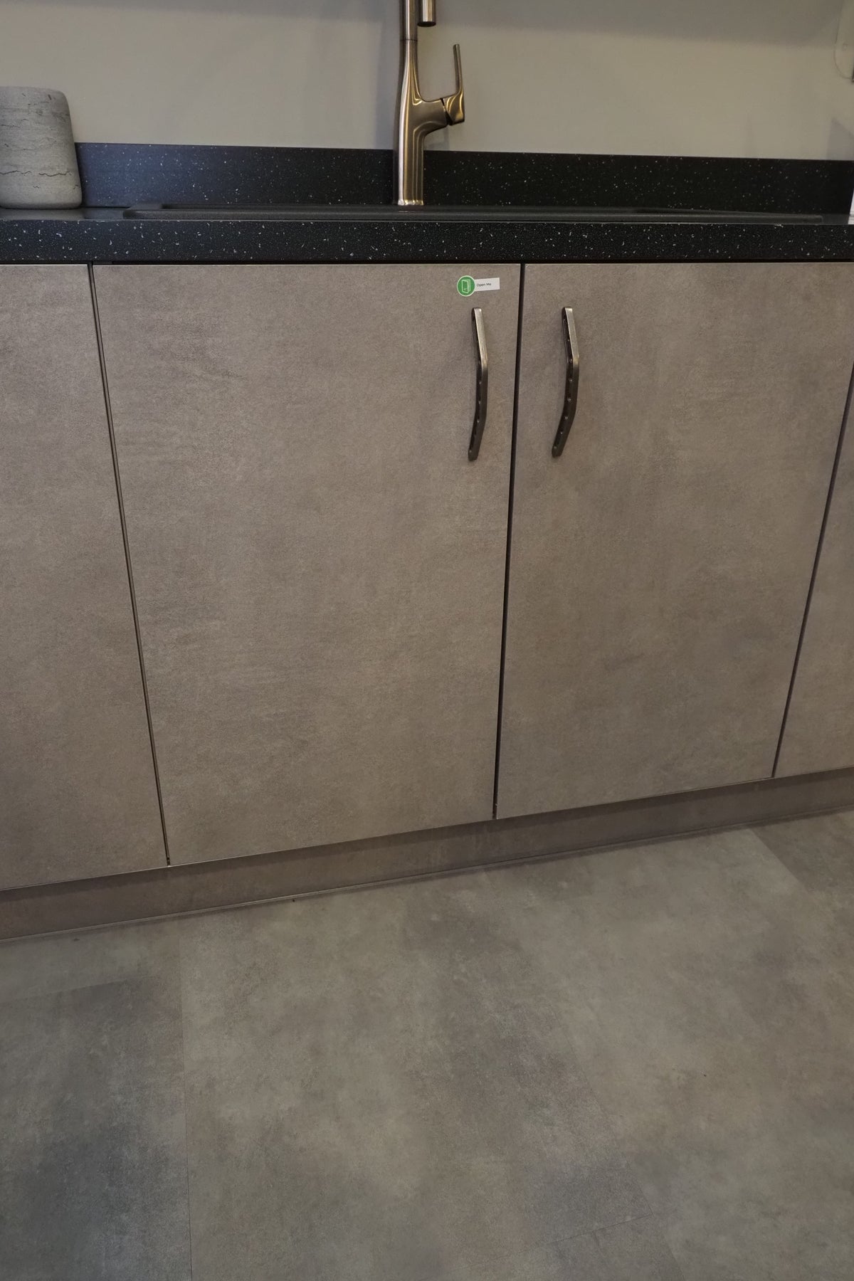 Wren Elements Concrete Grey Modern Kitchen with JennAir Appliances