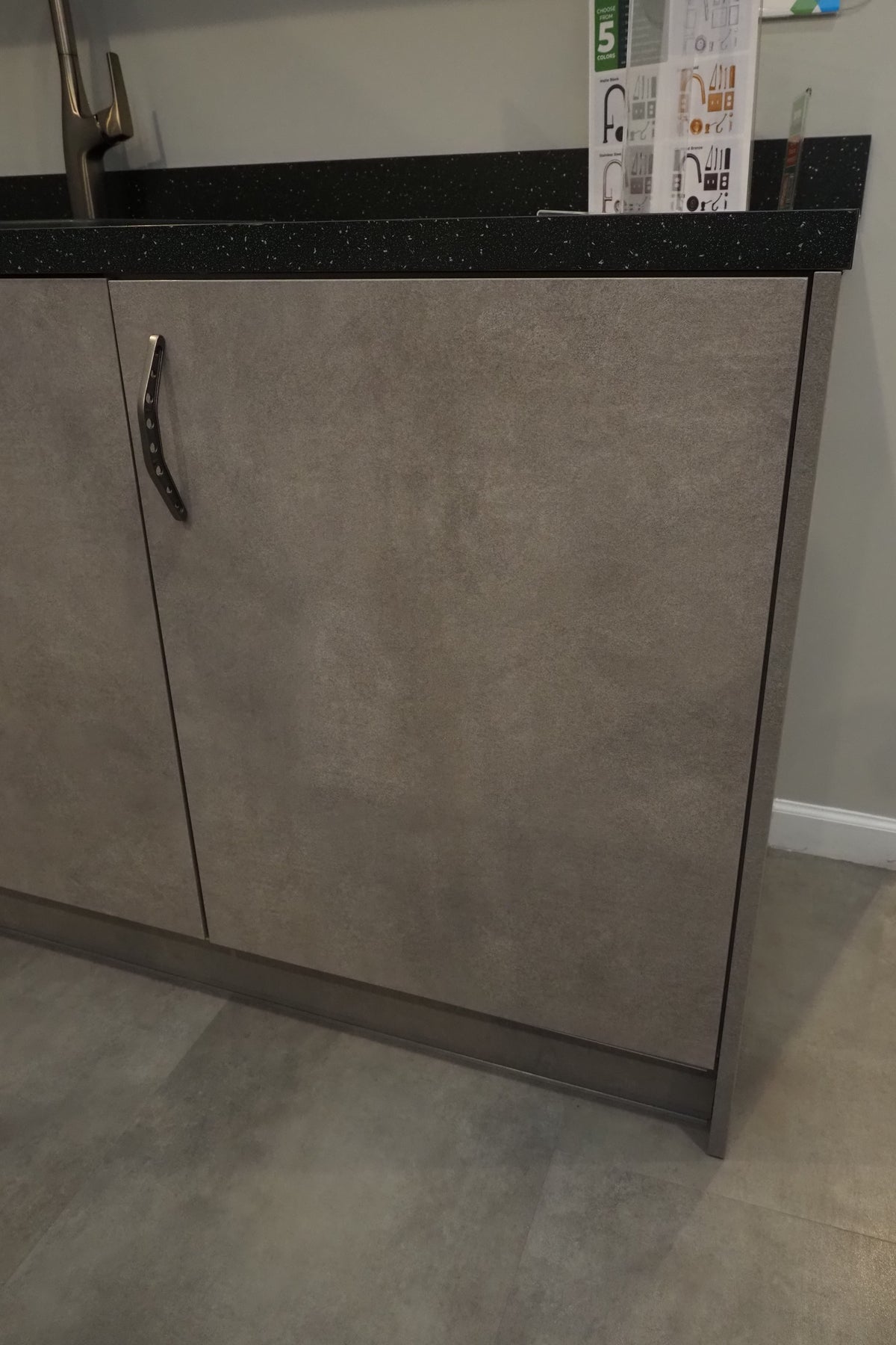 Wren Elements Concrete Grey Modern Kitchen with JennAir Appliances