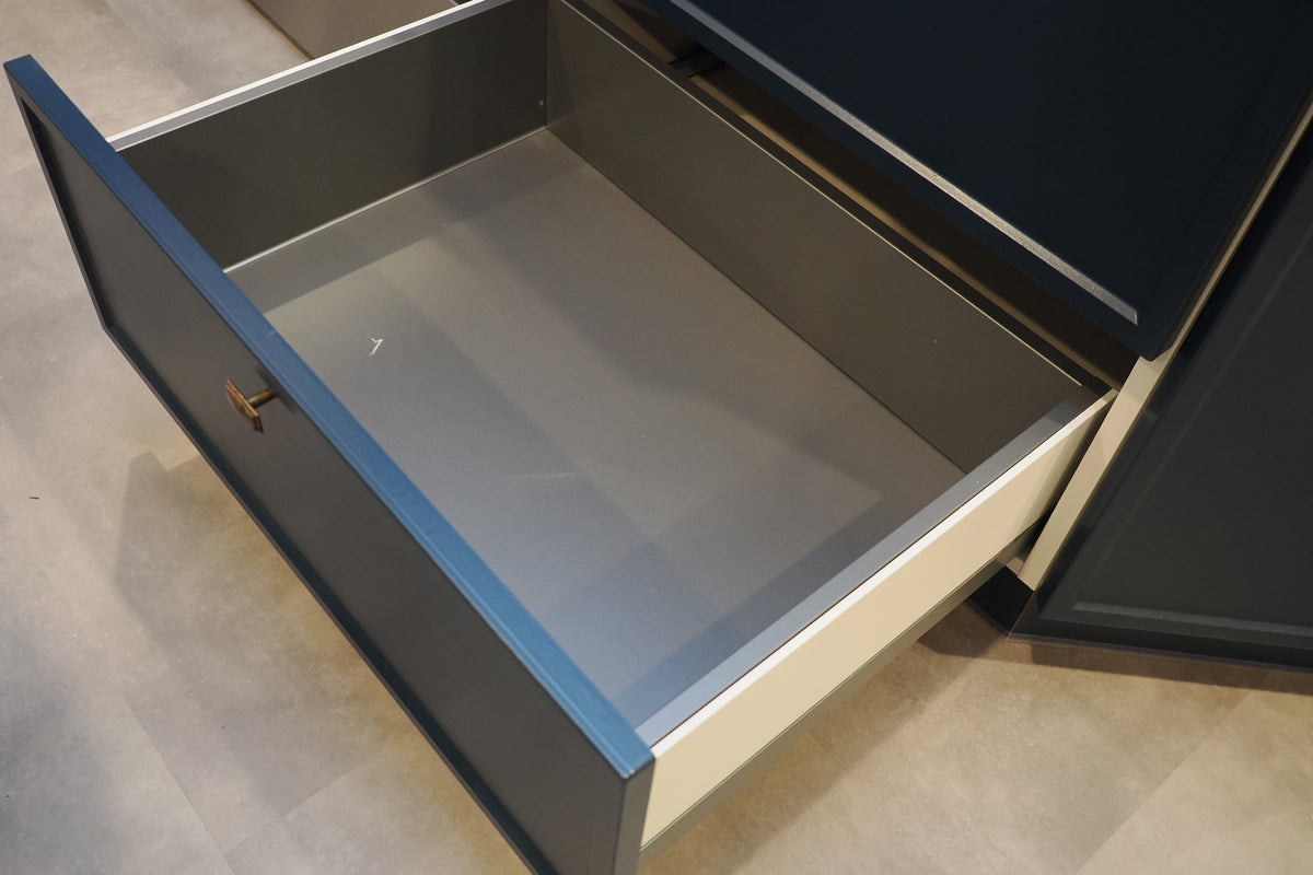 Wren Shaker Navy Blue Kitchen Corner