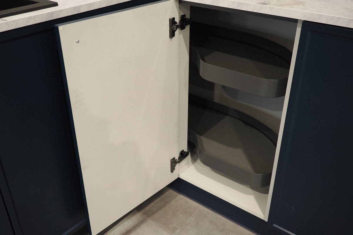 Wren Shaker Navy Blue Kitchen Corner