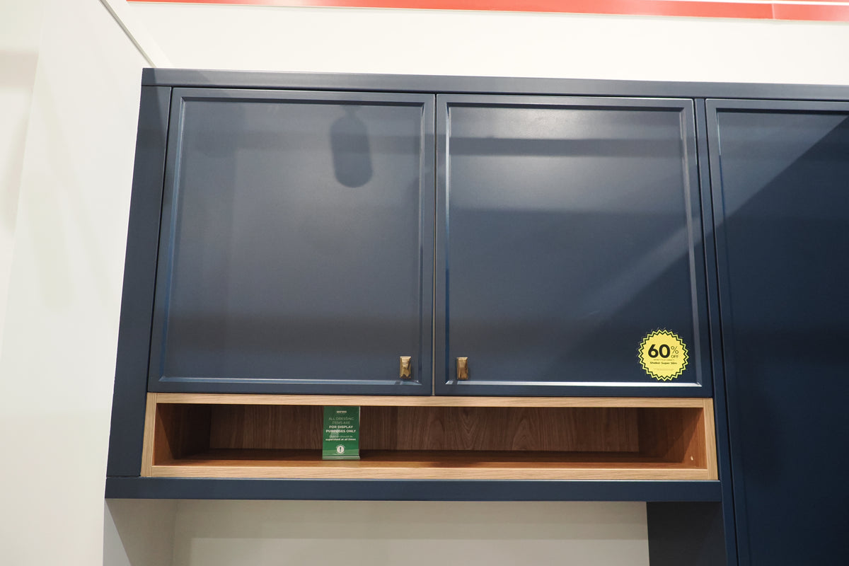 Wren Shaker Navy Blue Kitchen Corner