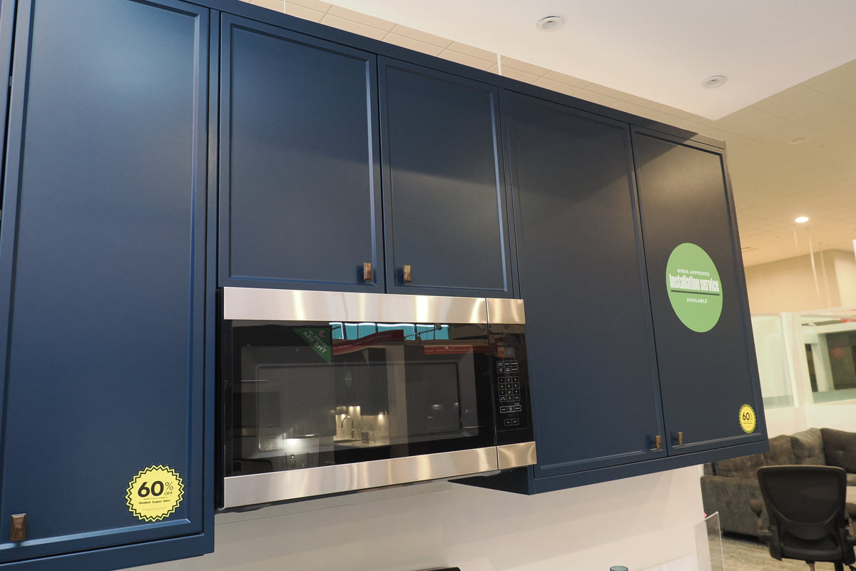 Wren Shaker Navy Blue Kitchen Corner