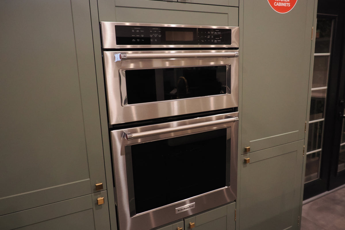 Wren Shaker Sage Green Matte Kitchen with Island