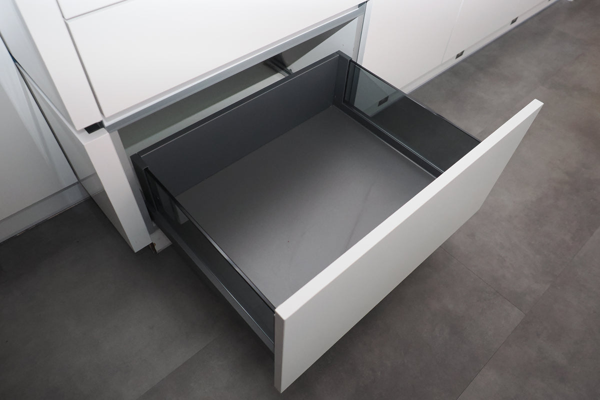 Wren Milano High Gloss White Kitchen with Island