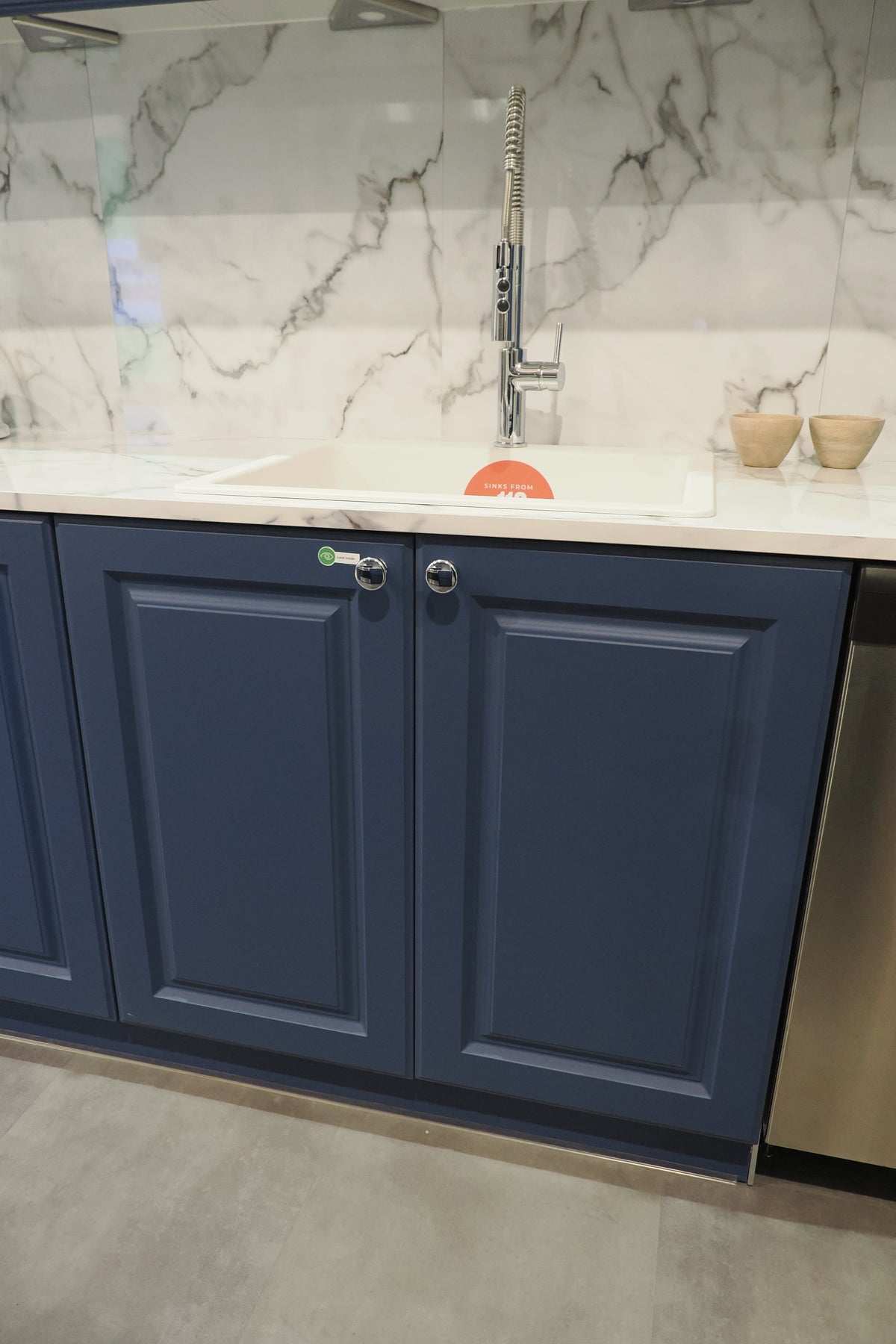 Wren Georgian Juratek Royal Blue Matte Kitchen