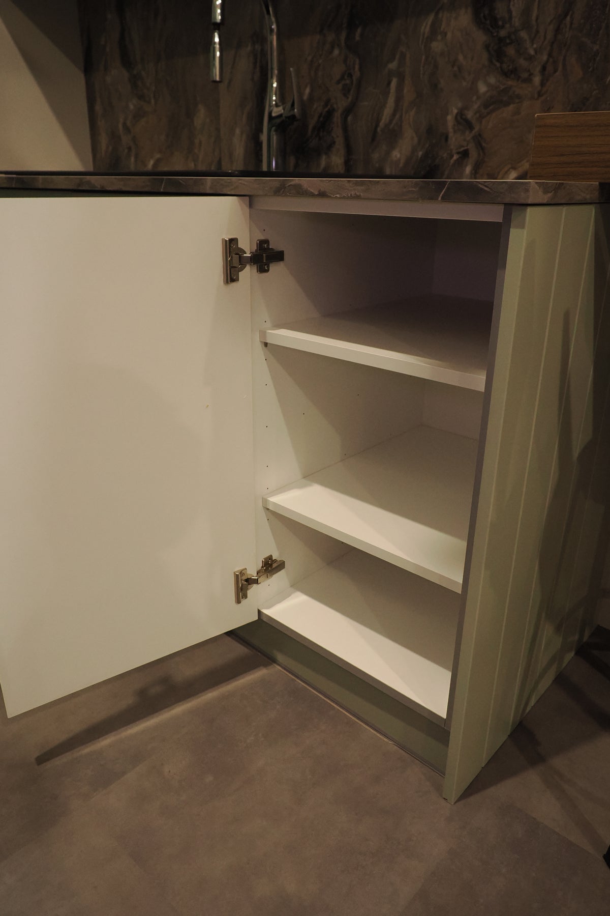 Wren Shaker Classic Sage Green Matte Kitchen