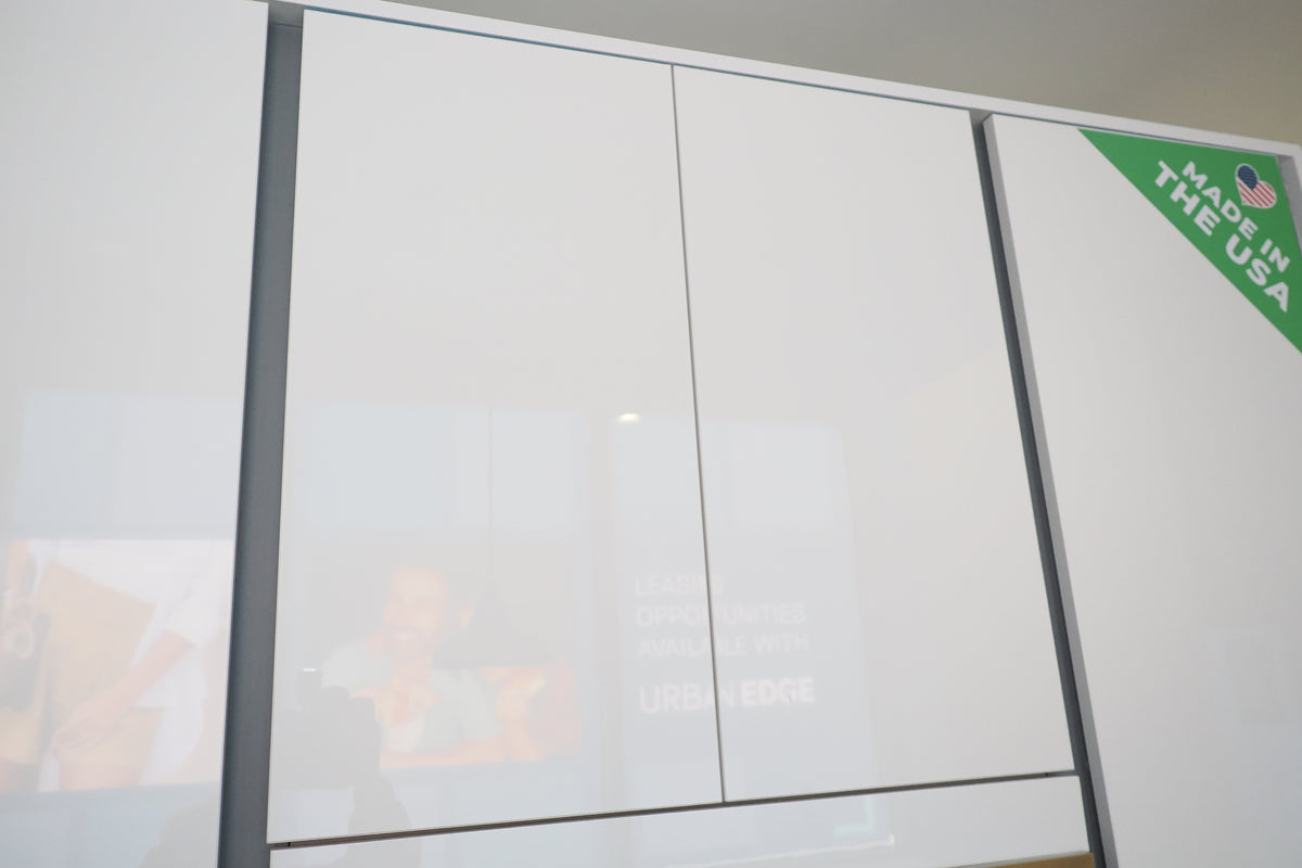 Wren Milano High Gloss White Kitchen with Island