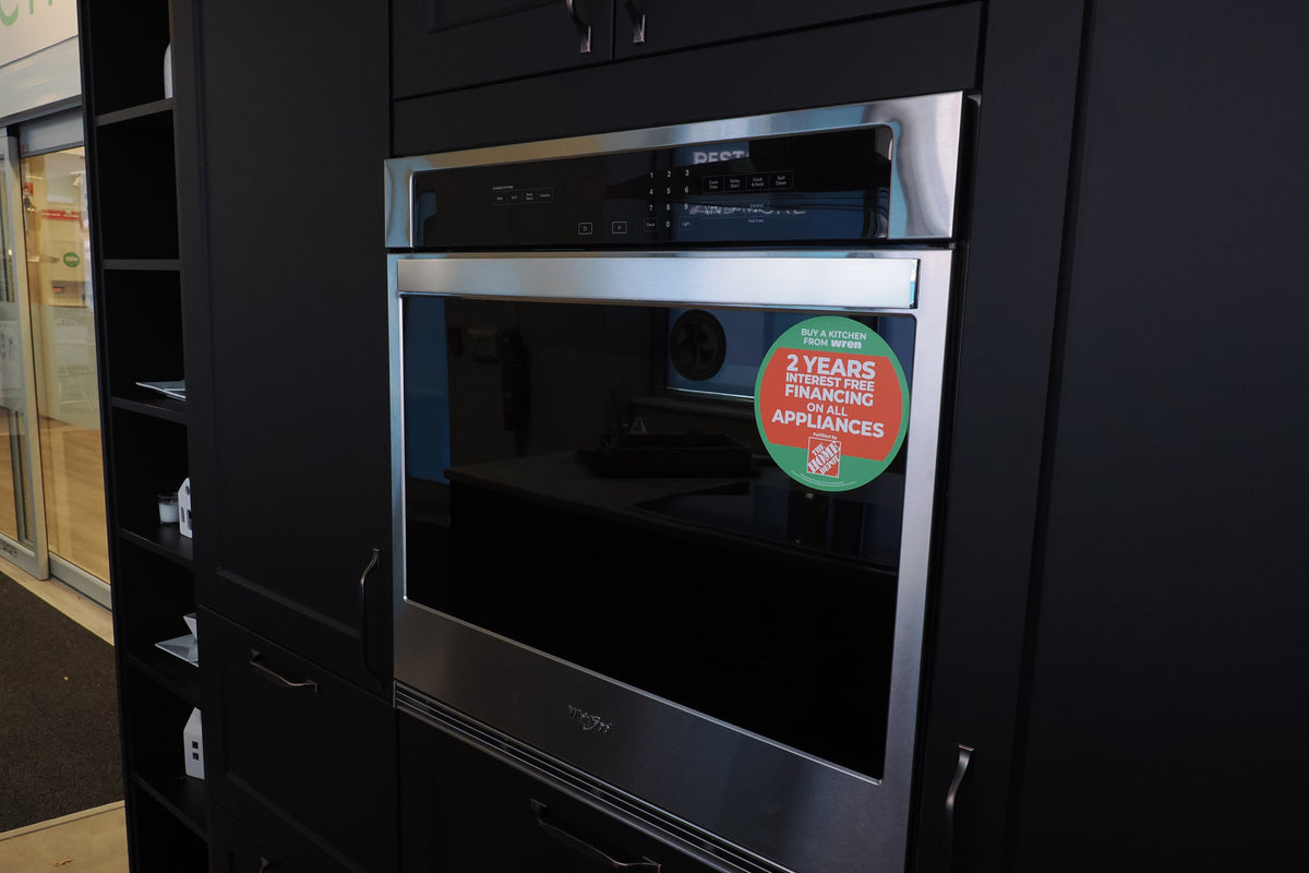 Wren Shaker Chelsea Juratek Black Kitchen with Island