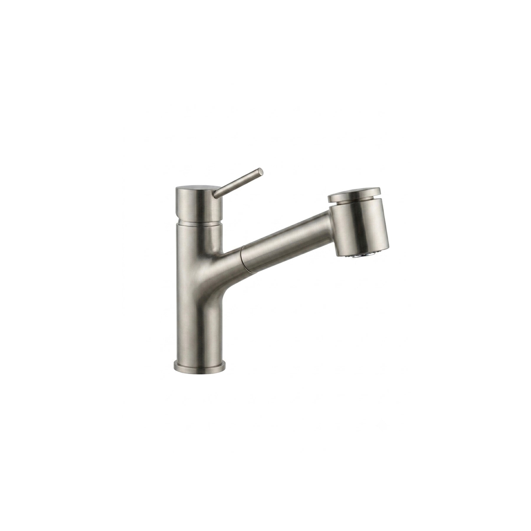 Single Lever Pull Down Faucet in Brushed Nickel