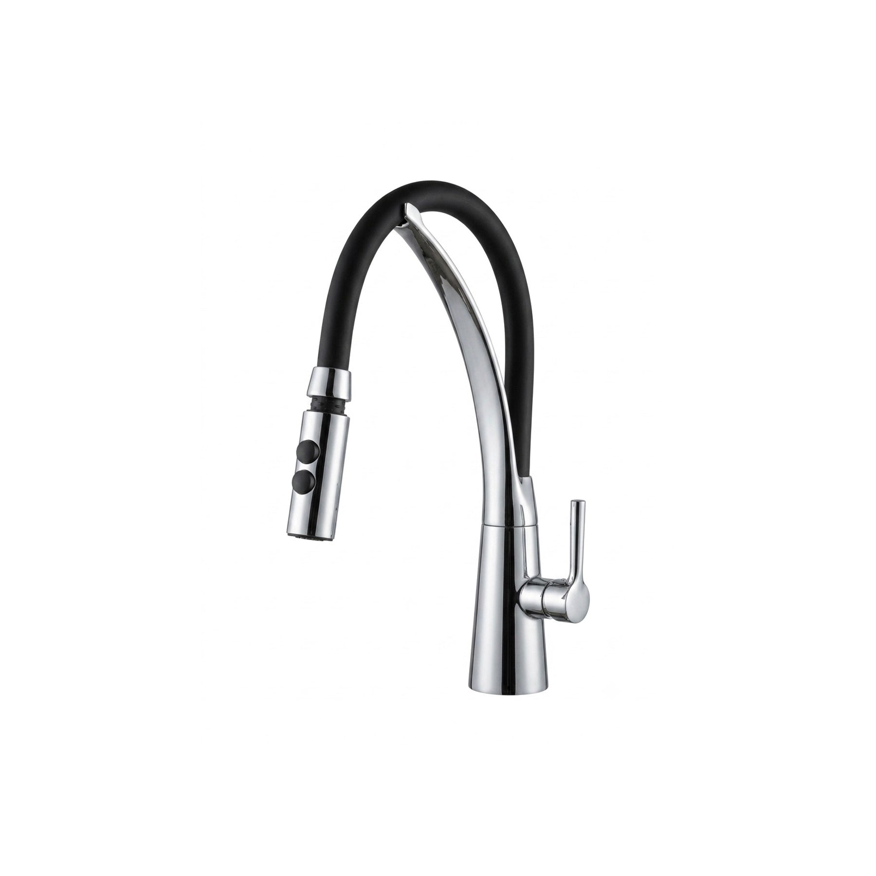 Single Lever Pull Down Faucet in Polished Chrome