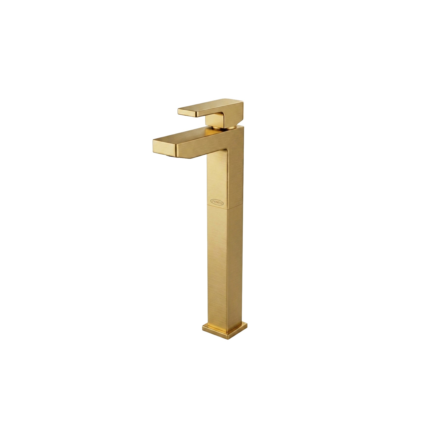 Single Lever Bathroom Vessel Faucet in Gold