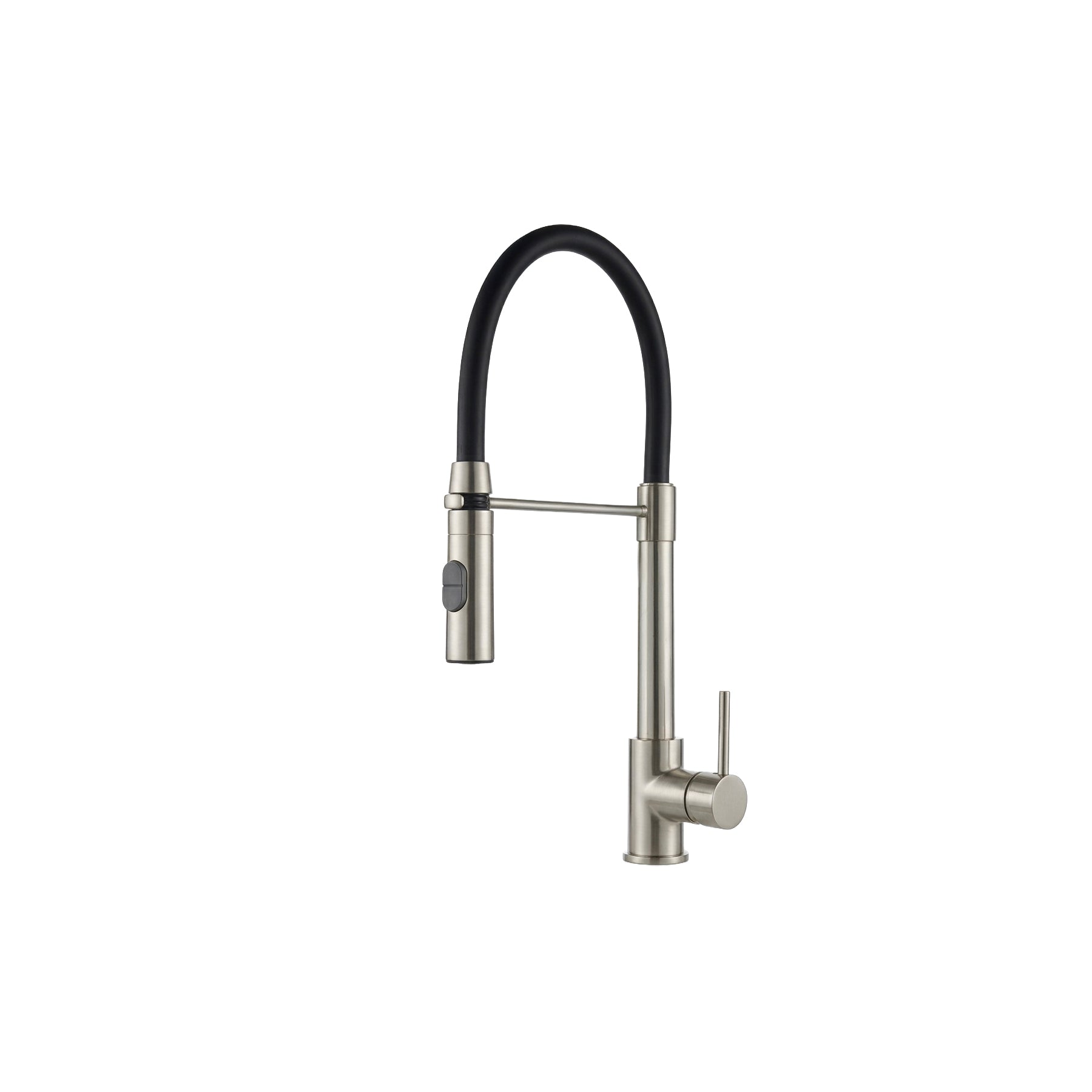 Single Lever Pull Out Kitchen Faucet in Brushed Nickel