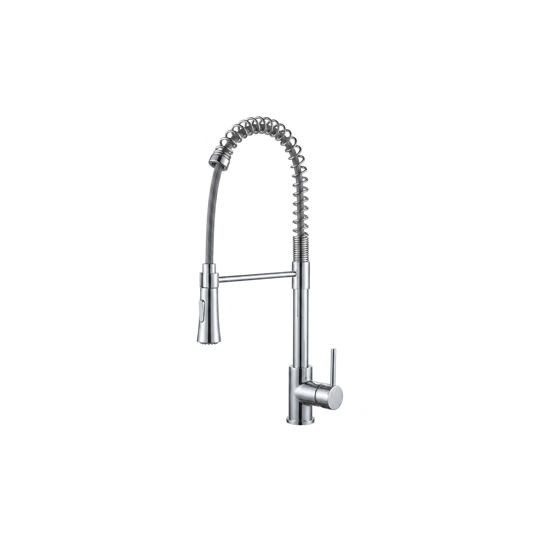 Single Lever Pull Out Kitchen Faucet in Polished Chrome