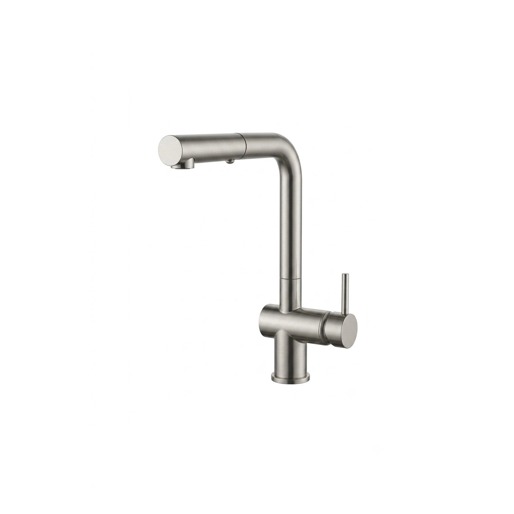 Single Lever Pull Out Kitchen Faucet in Brushed Nickel