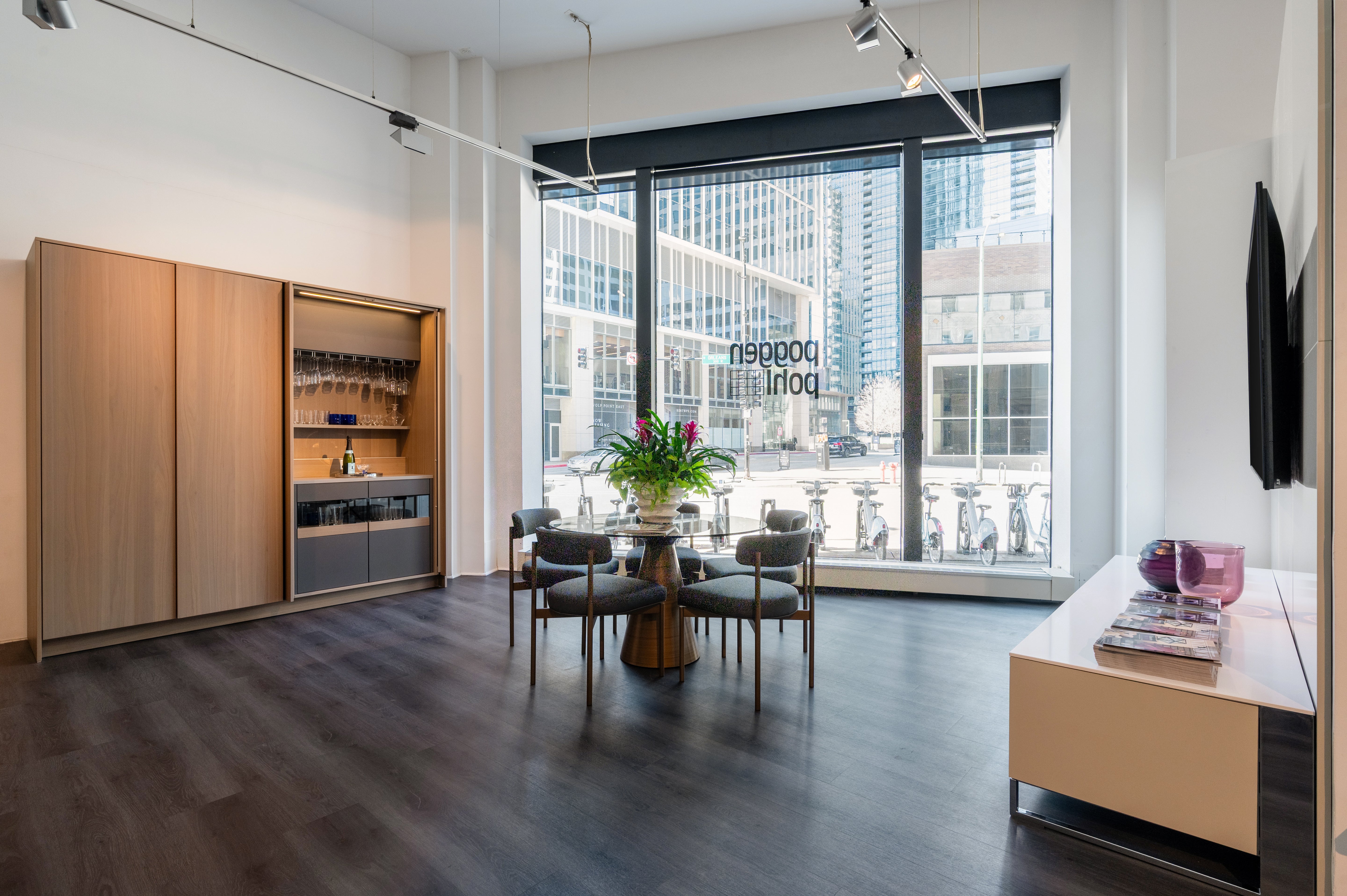 Poggenpohl Modo and +Stage Modern Natural Wood Tone Kitchen with Gaggenau Appliances