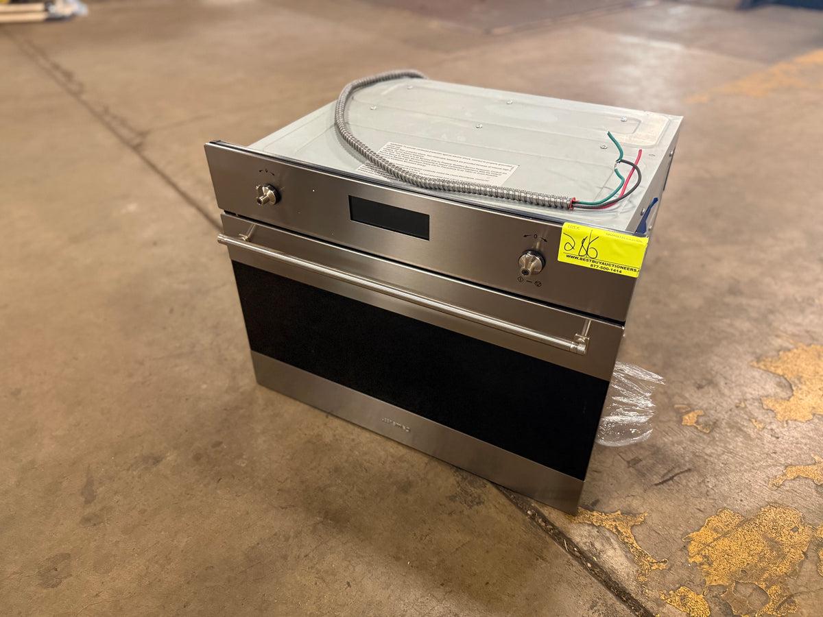Modern Italian 24 inch stainless steel speed oven with convection