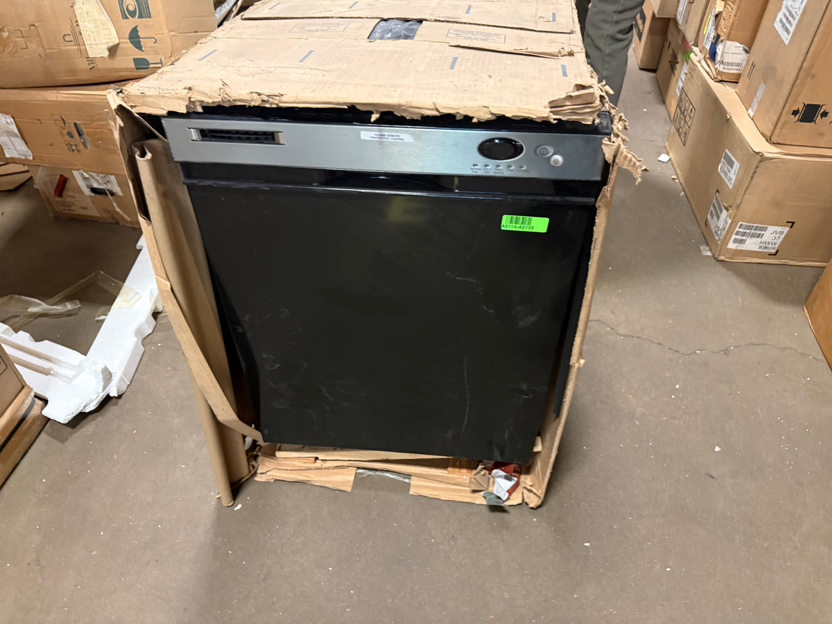 Luxury architectural undercounter dishwasher with stainless steel interior tub