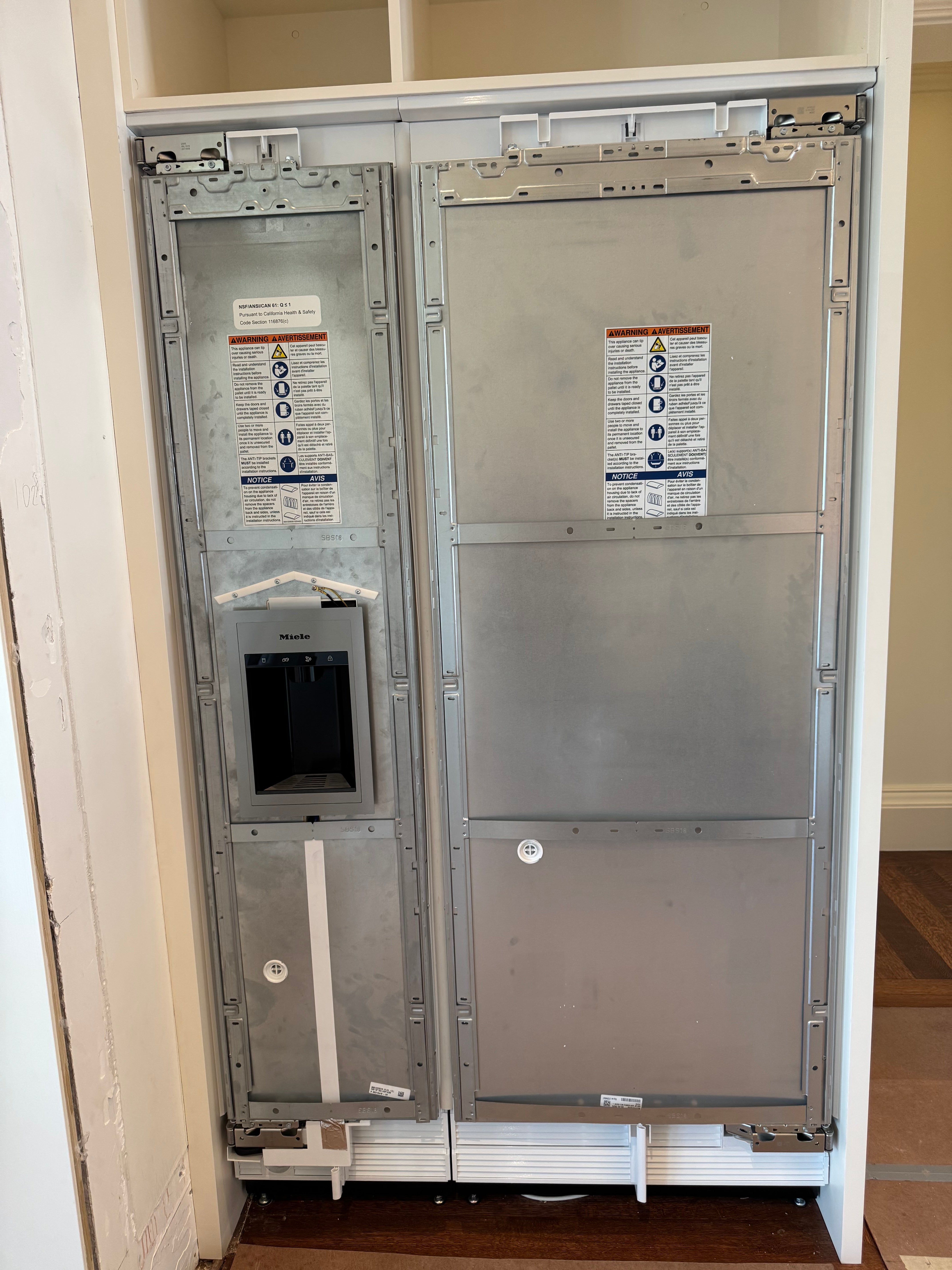 Miele F2472VI & K2802VI 48" Panel Ready Refrigerator/Freezer Combo