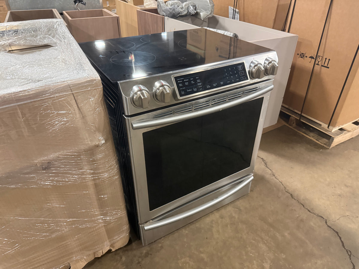 Samsung 30 inch induction slide in range