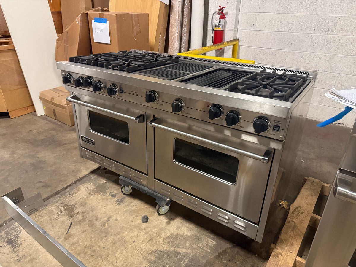 Luxury commercial 60 inch stainless steel gas range double ove