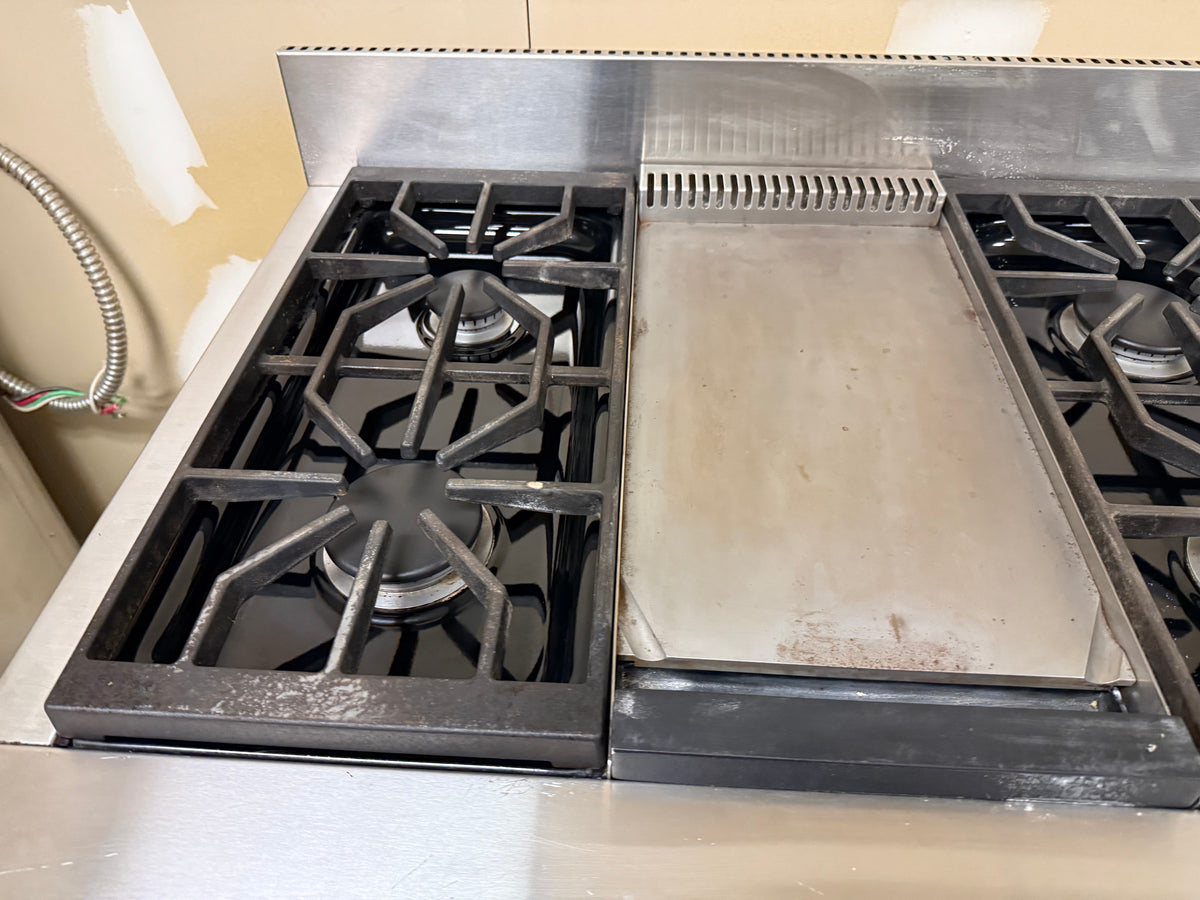 Wolf 48 inch dual fuel range liquid propane