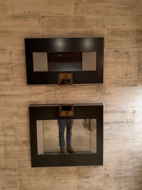 L'Atelier Paris Haute Design Le Classique Noir Matte Kitchen Cabinets with Cook Island