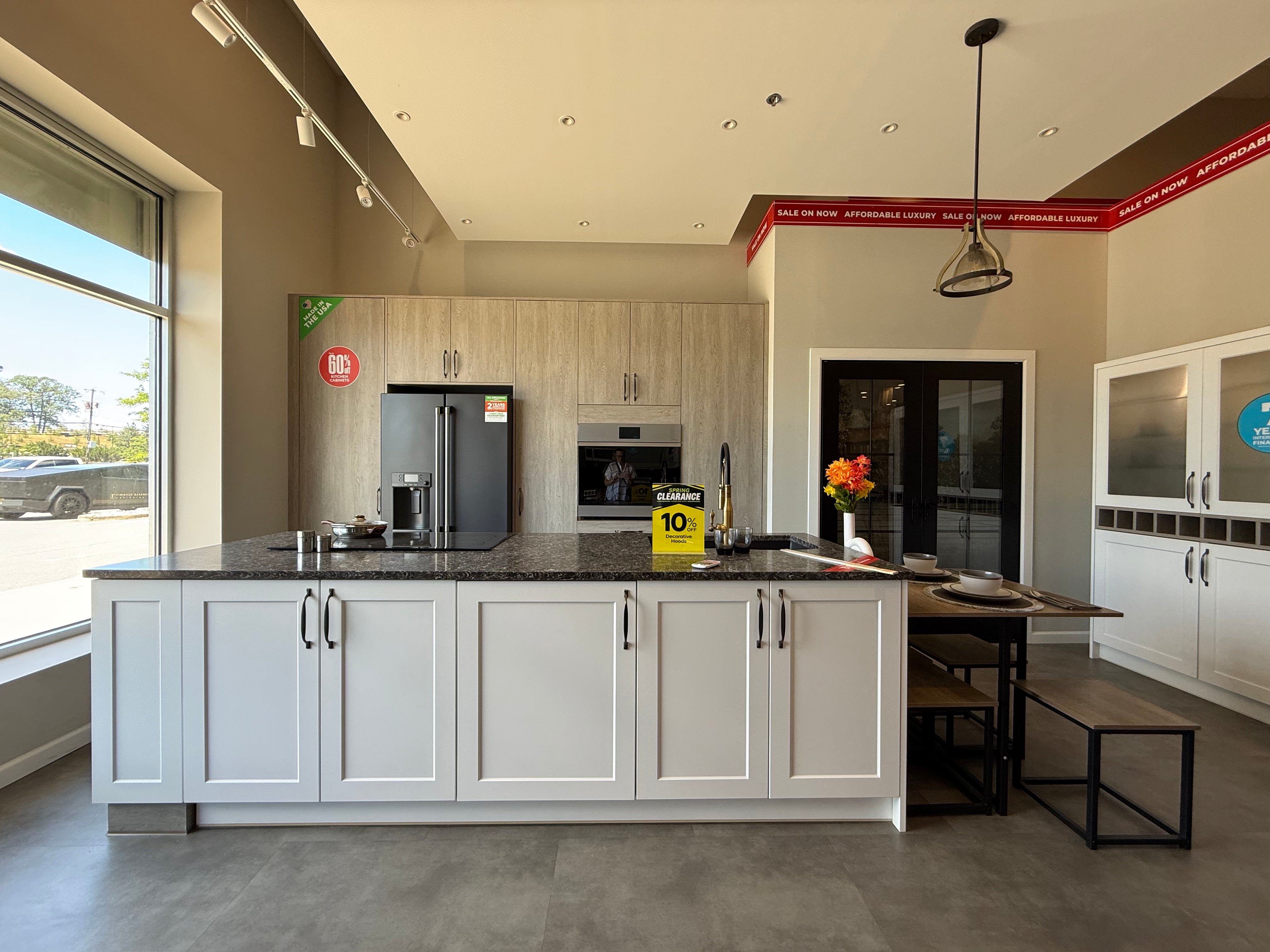 Wren Shaker Chelsea Juratek Pillow Matte and Elements Limed Oak Matte Kitchen