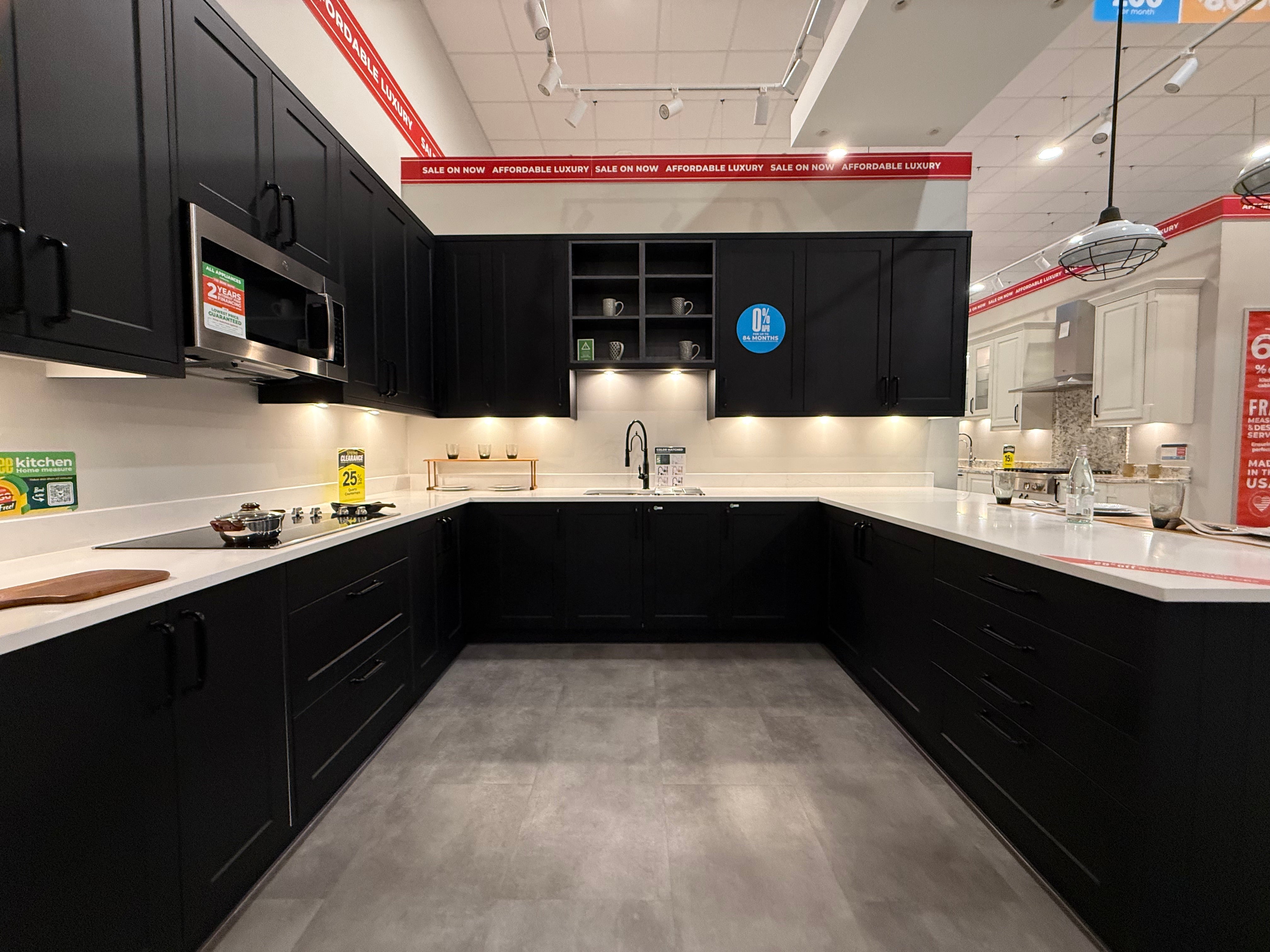Wren Shaker Chelsea Juratek Nero Matte Kitchen