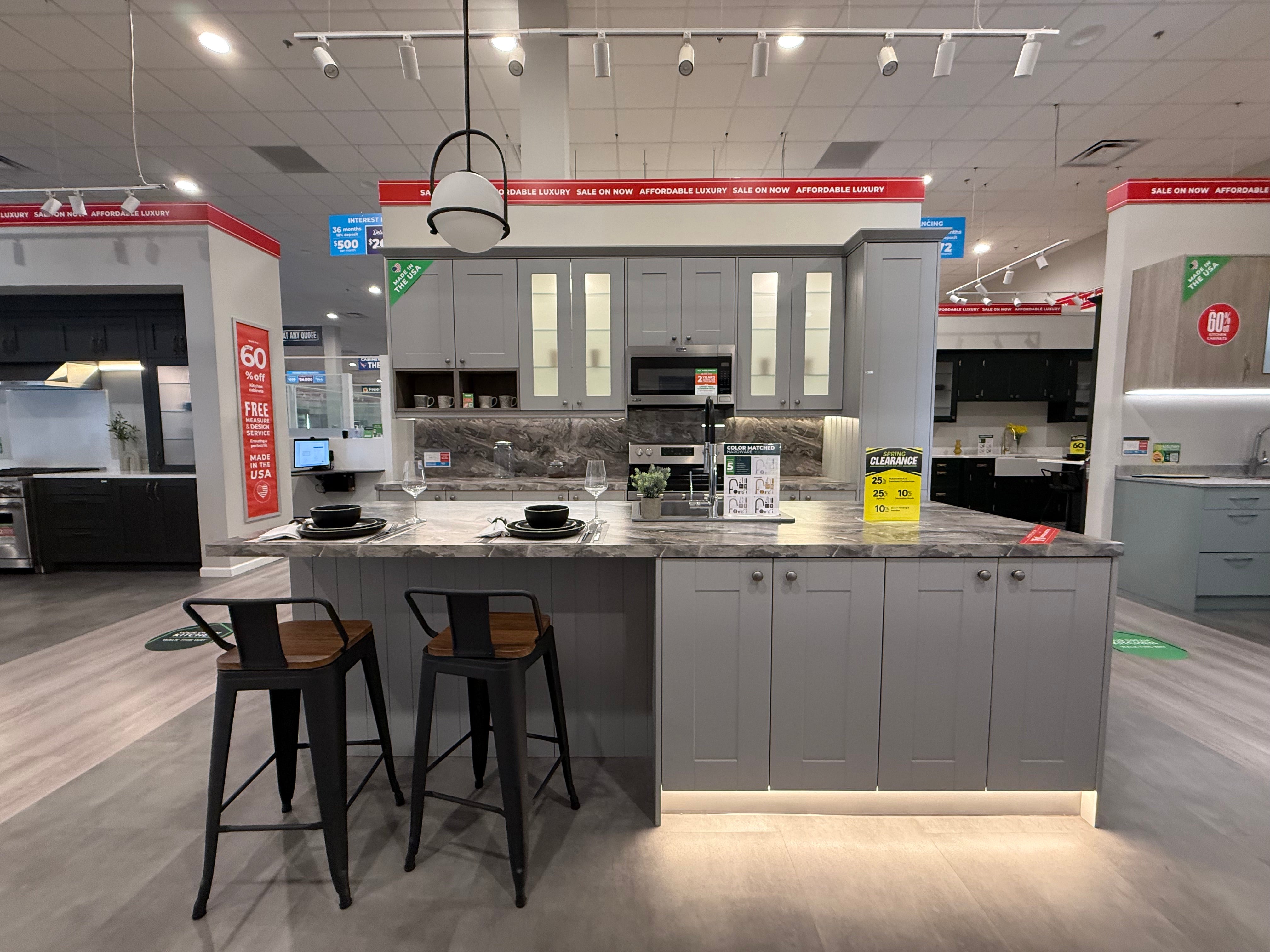 Wren Shaker Classic Ash Gray Matte Kitchen