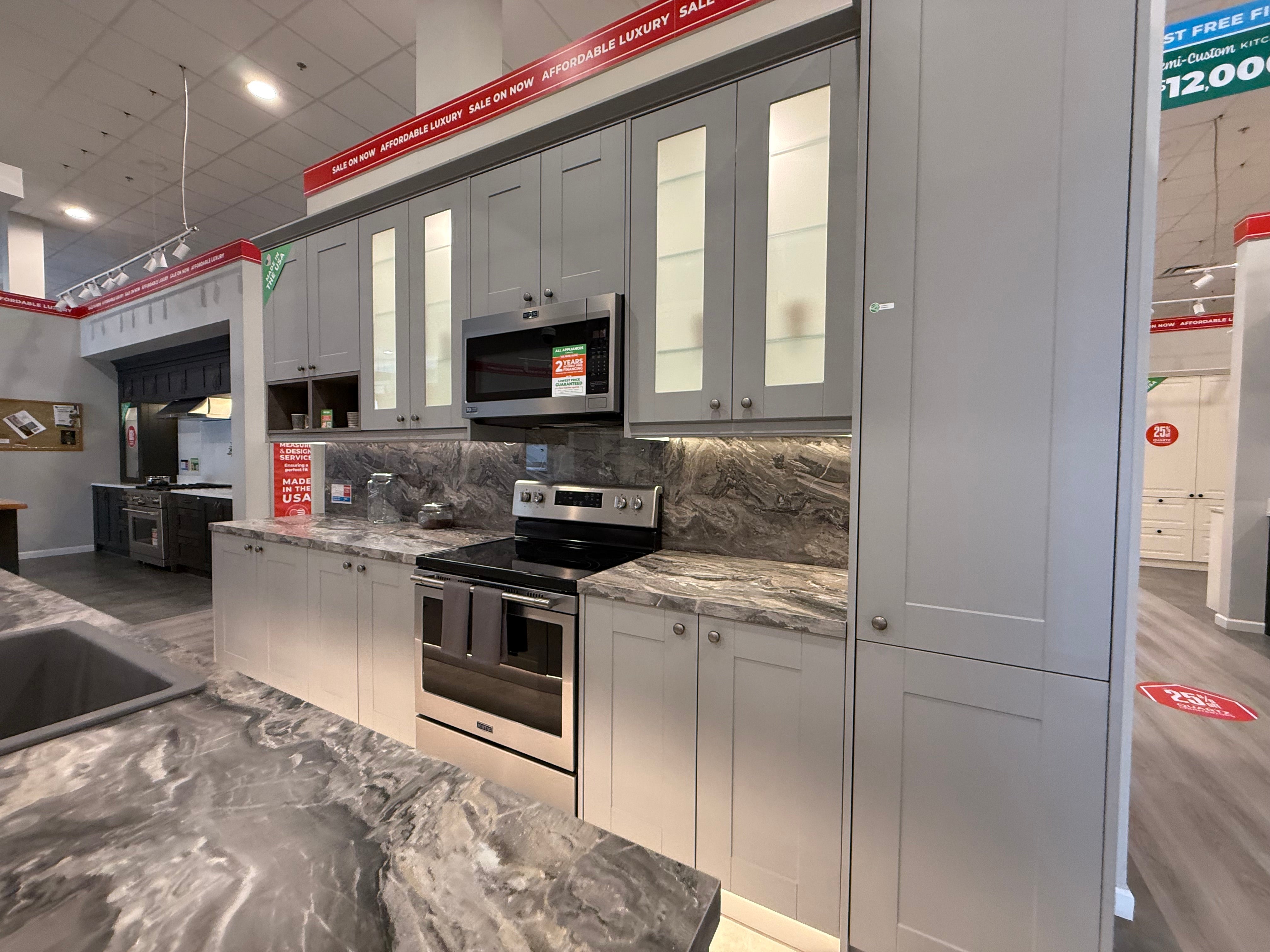 Wren Shaker Classic Ash Gray Matte Kitchen