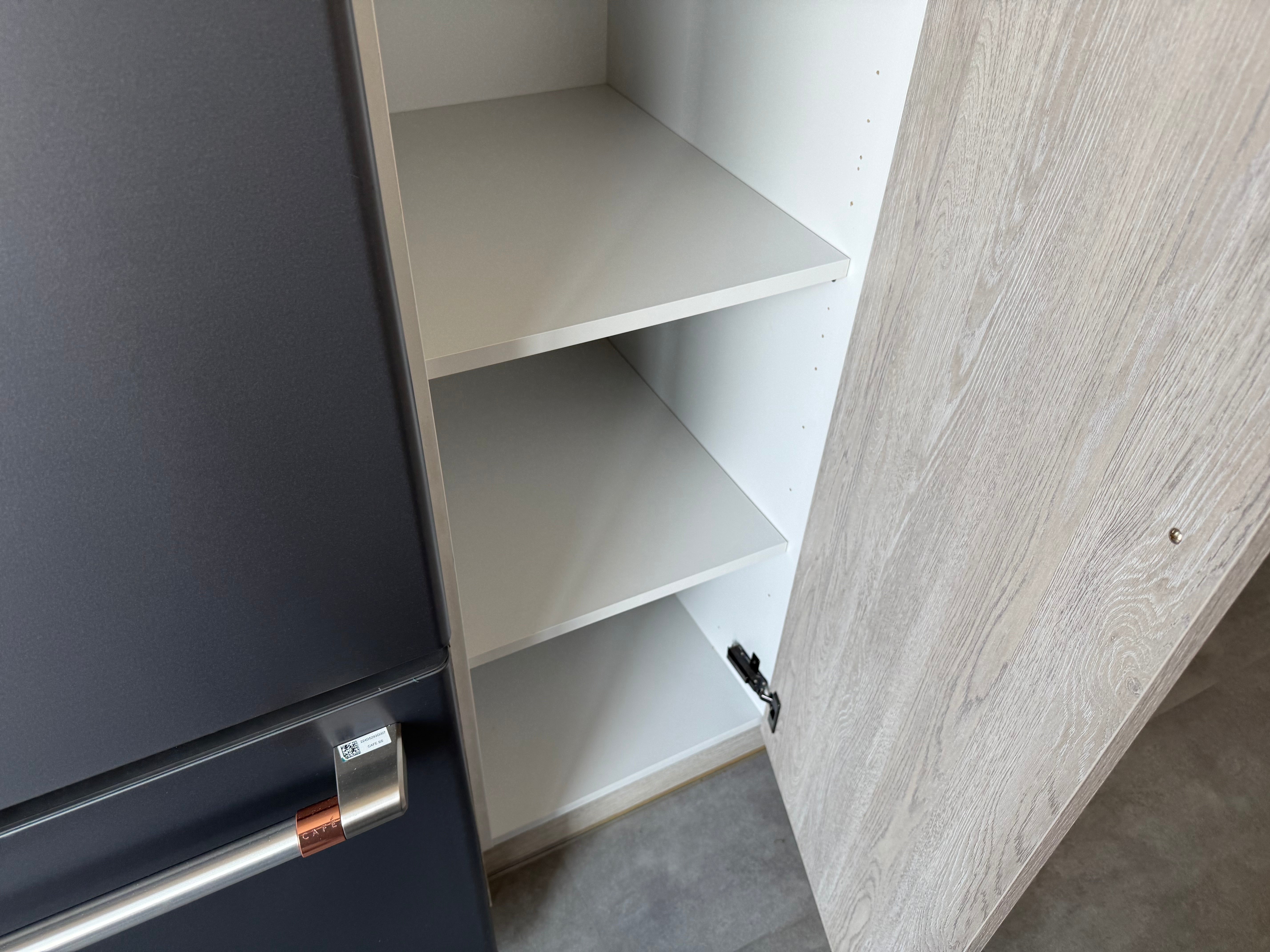 Wren Shaker Chelsea Juratek Pillow Matte and Elements Limed Oak Matte Kitchen