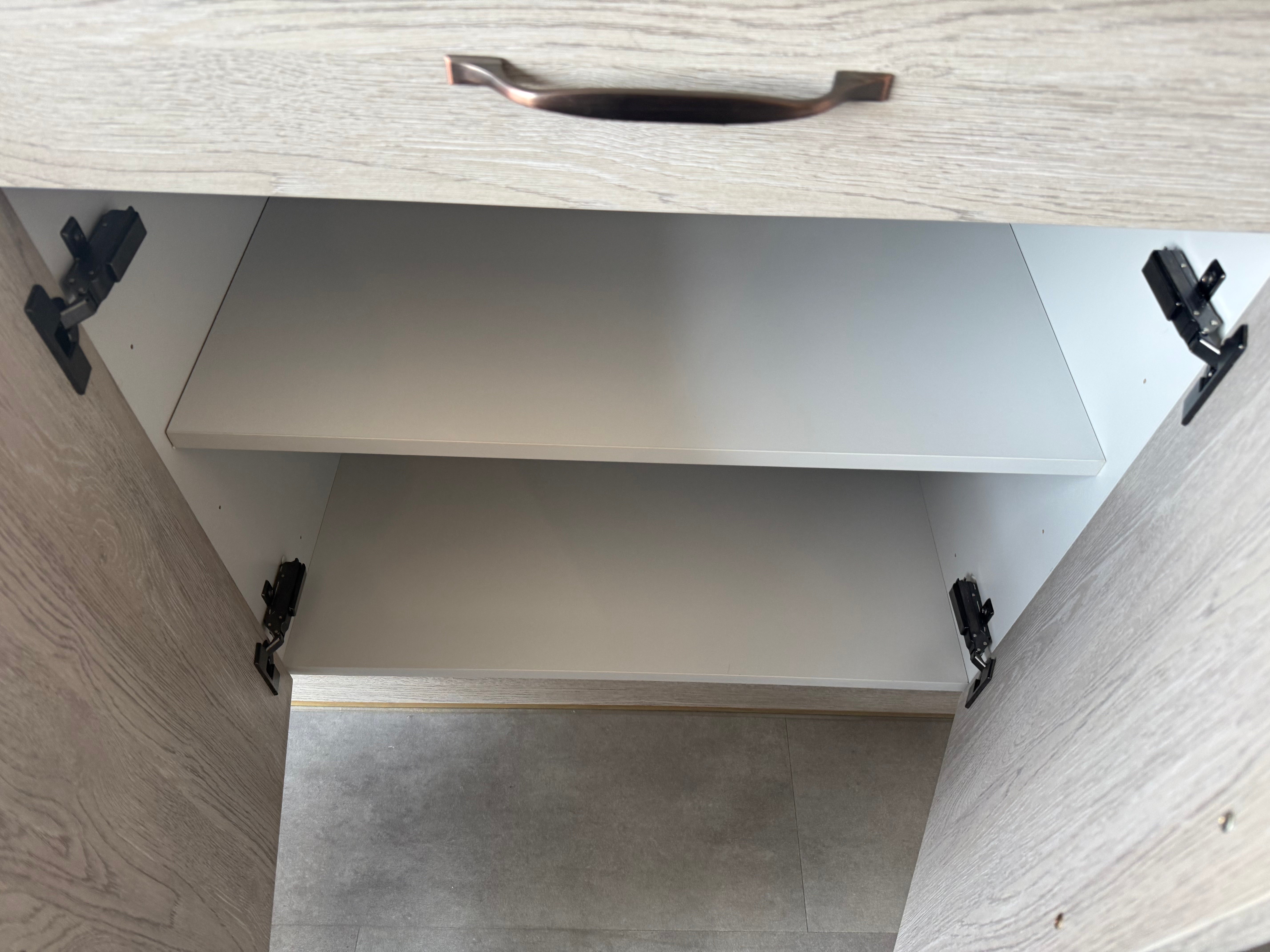 Wren Shaker Chelsea Juratek Pillow Matte and Elements Limed Oak Matte Kitchen