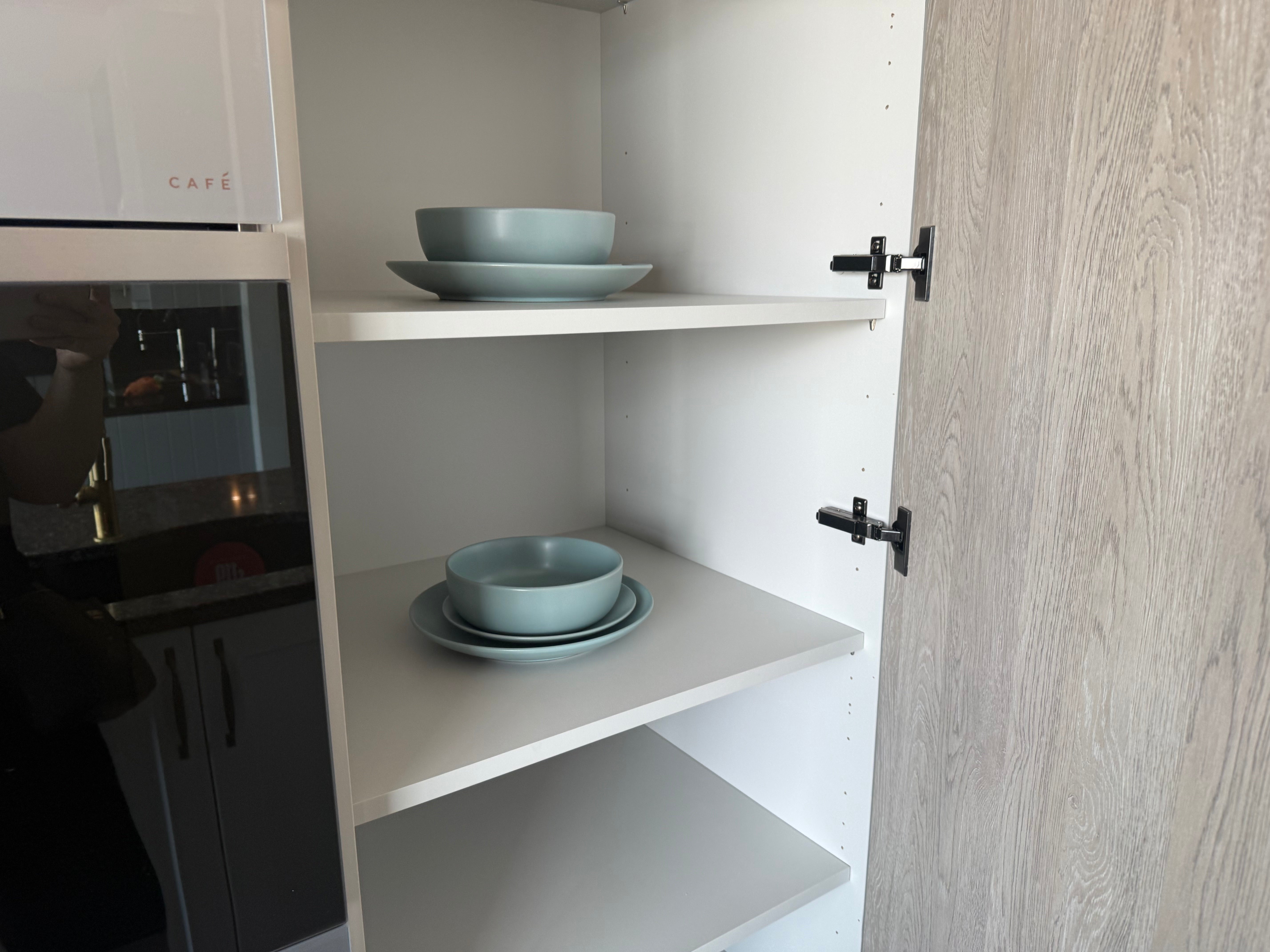 Wren Shaker Chelsea Juratek Pillow Matte and Elements Limed Oak Matte Kitchen