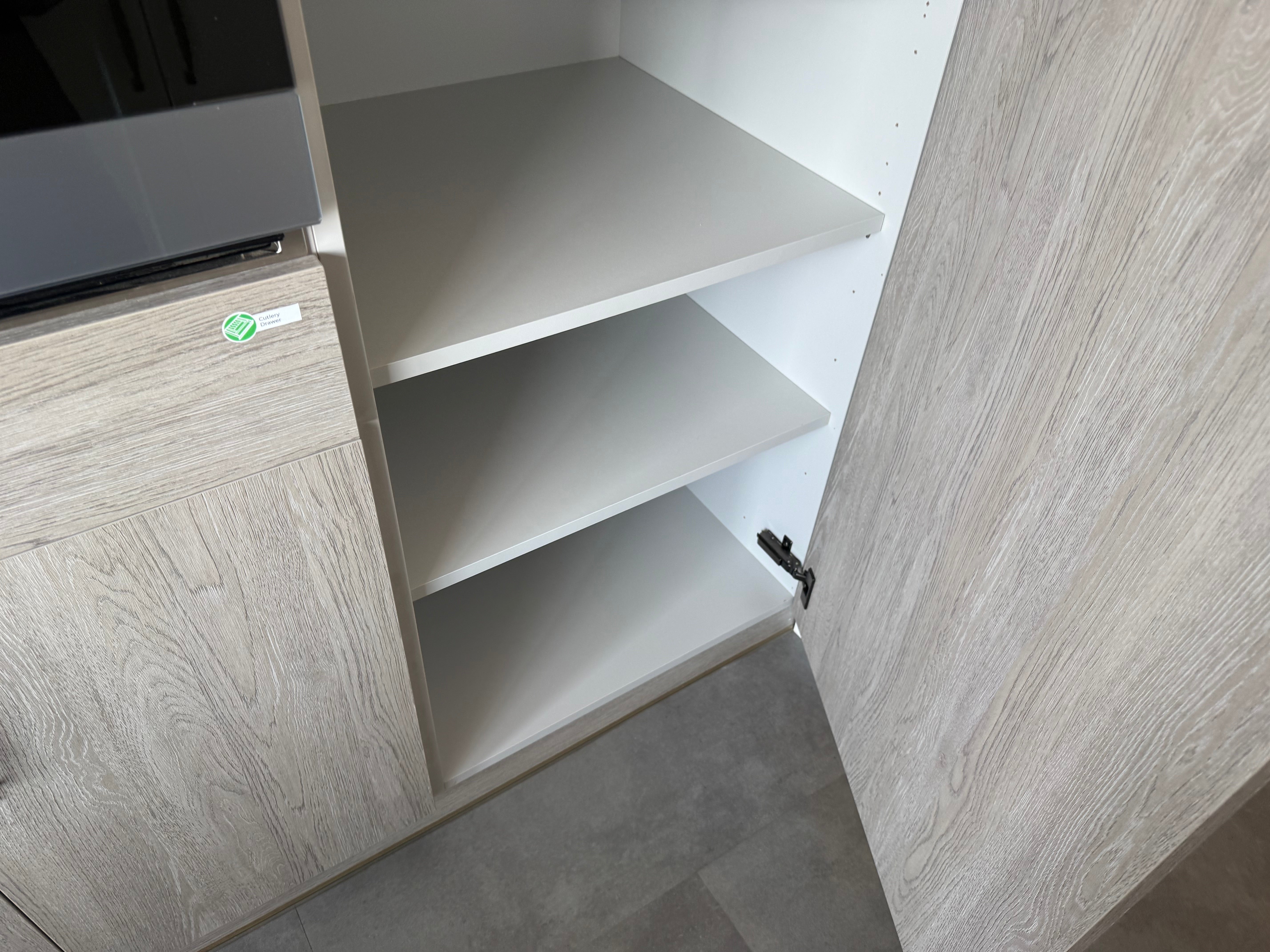 Wren Shaker Chelsea Juratek Pillow Matte and Elements Limed Oak Matte Kitchen