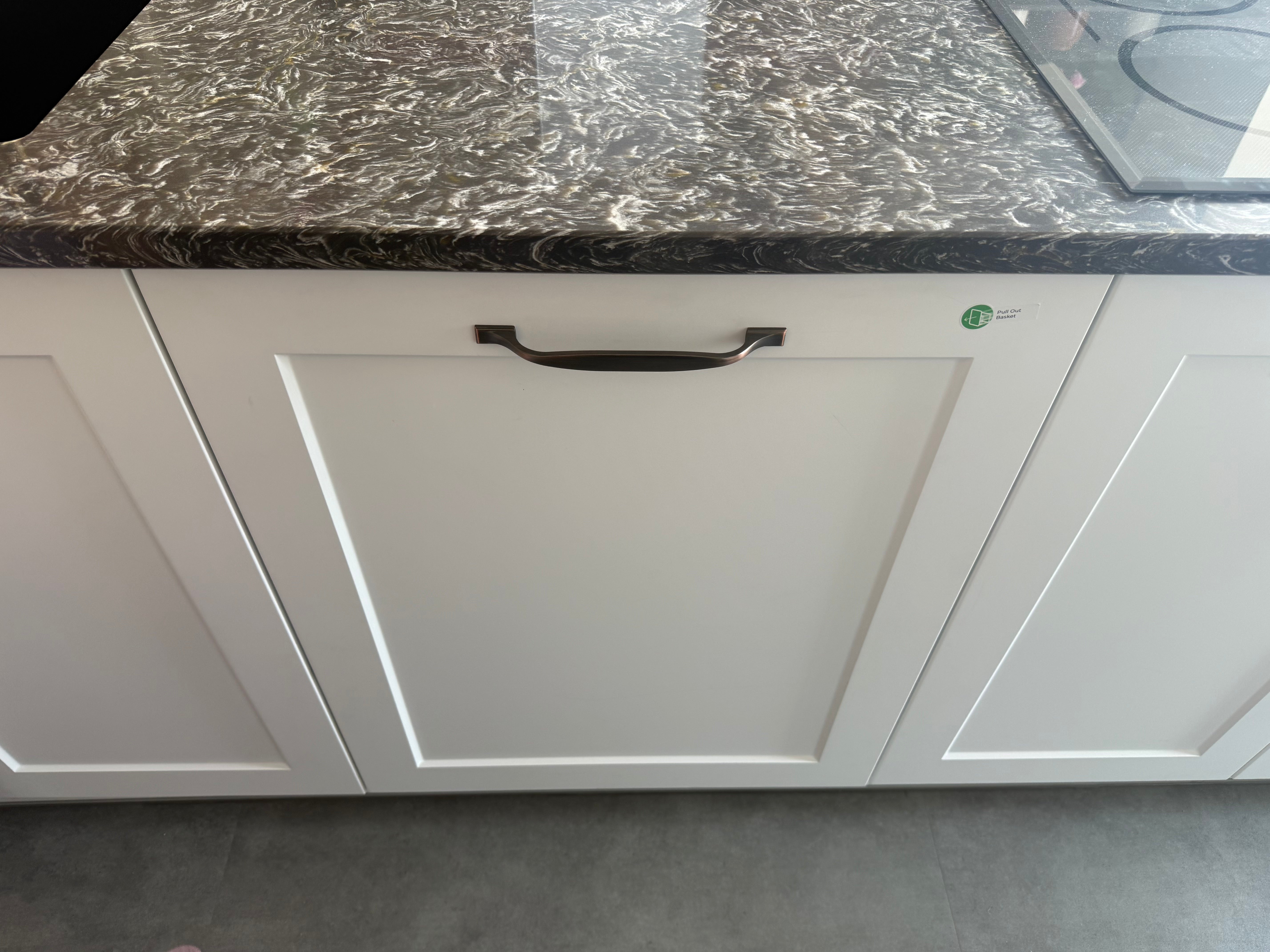 Wren Shaker Chelsea Juratek Pillow Matte and Elements Limed Oak Matte Kitchen