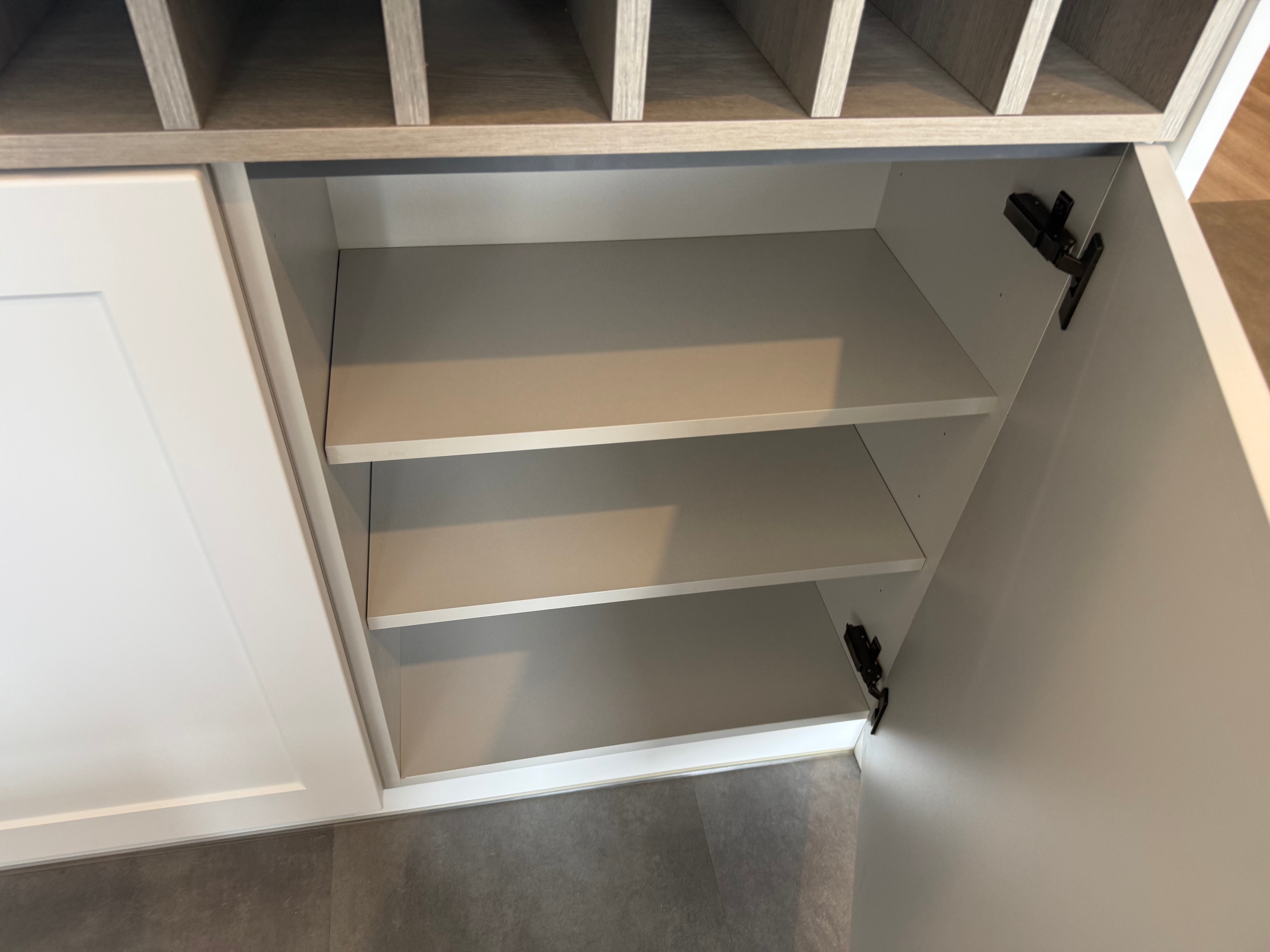 Wren Shaker Chelsea Juratek Pillow Matte and Elements Limed Oak Matte Kitchen