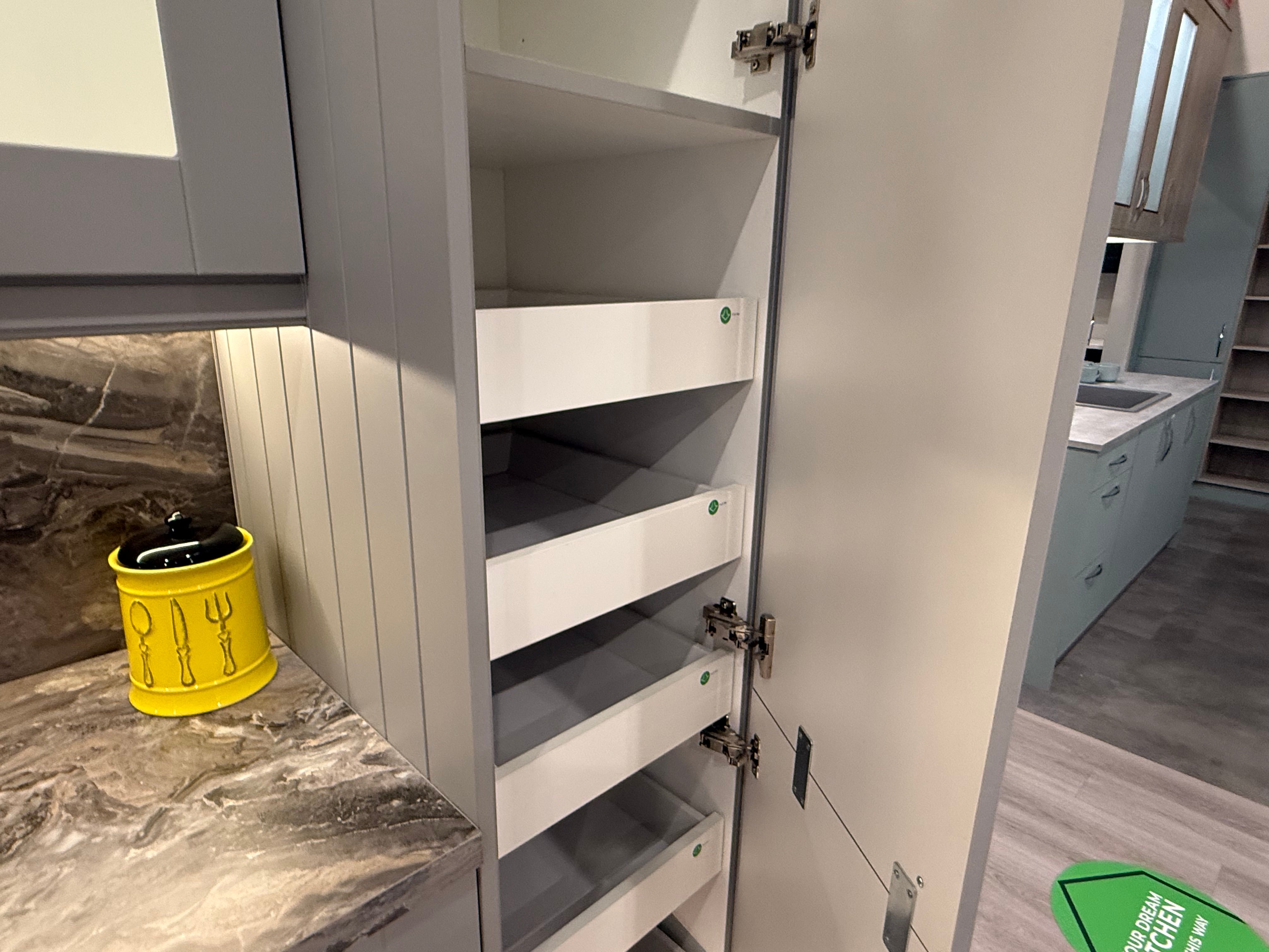 Wren Shaker Classic Ash Gray Matte Kitchen