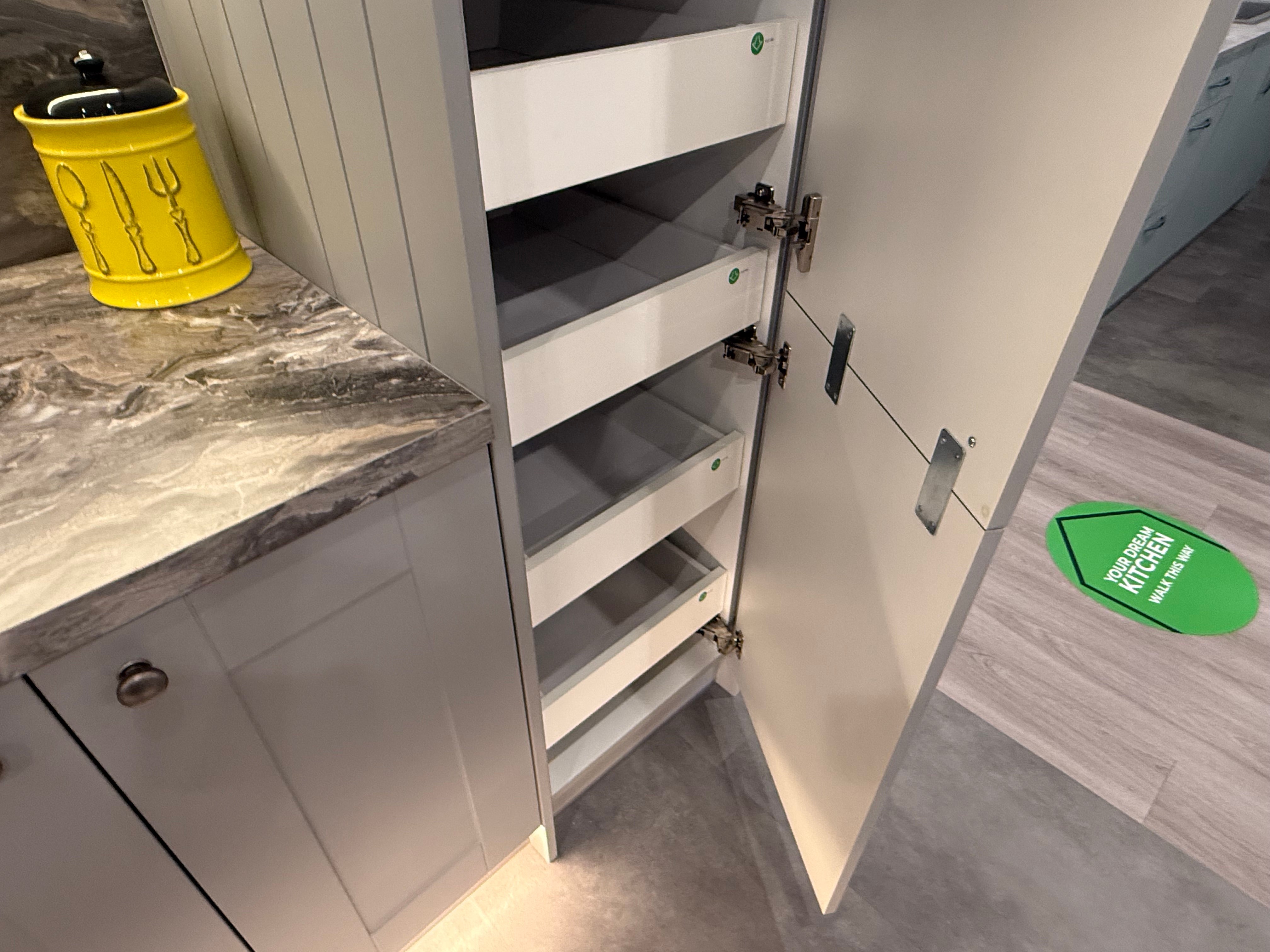 Wren Shaker Classic Ash Gray Matte Kitchen