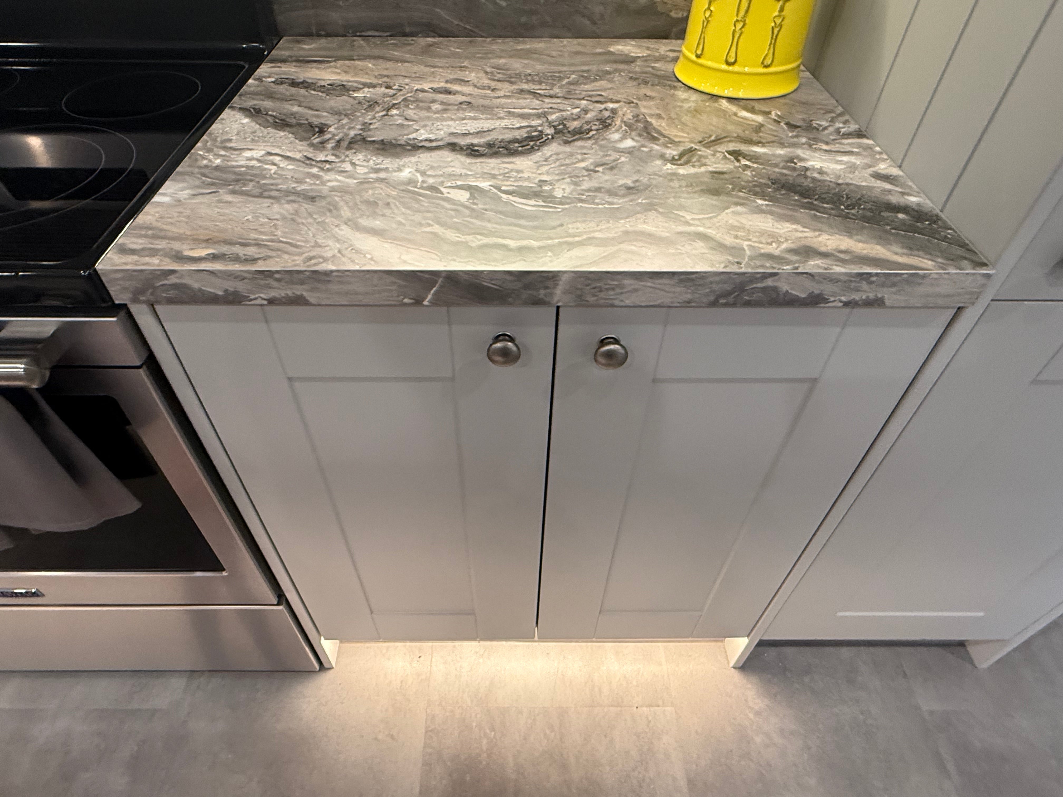 Wren Shaker Classic Ash Gray Matte Kitchen