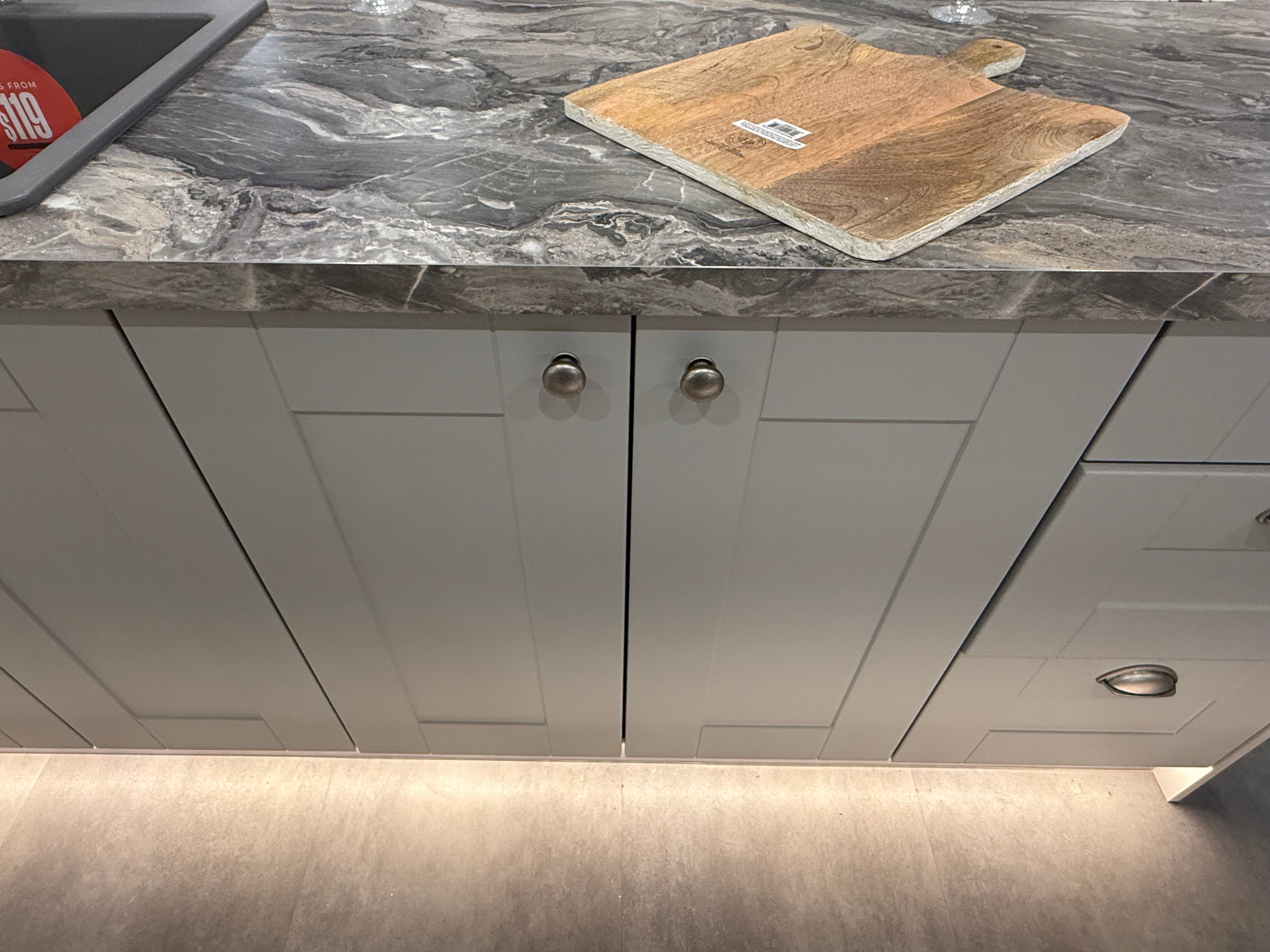 Wren Shaker Classic Ash Gray Matte Kitchen