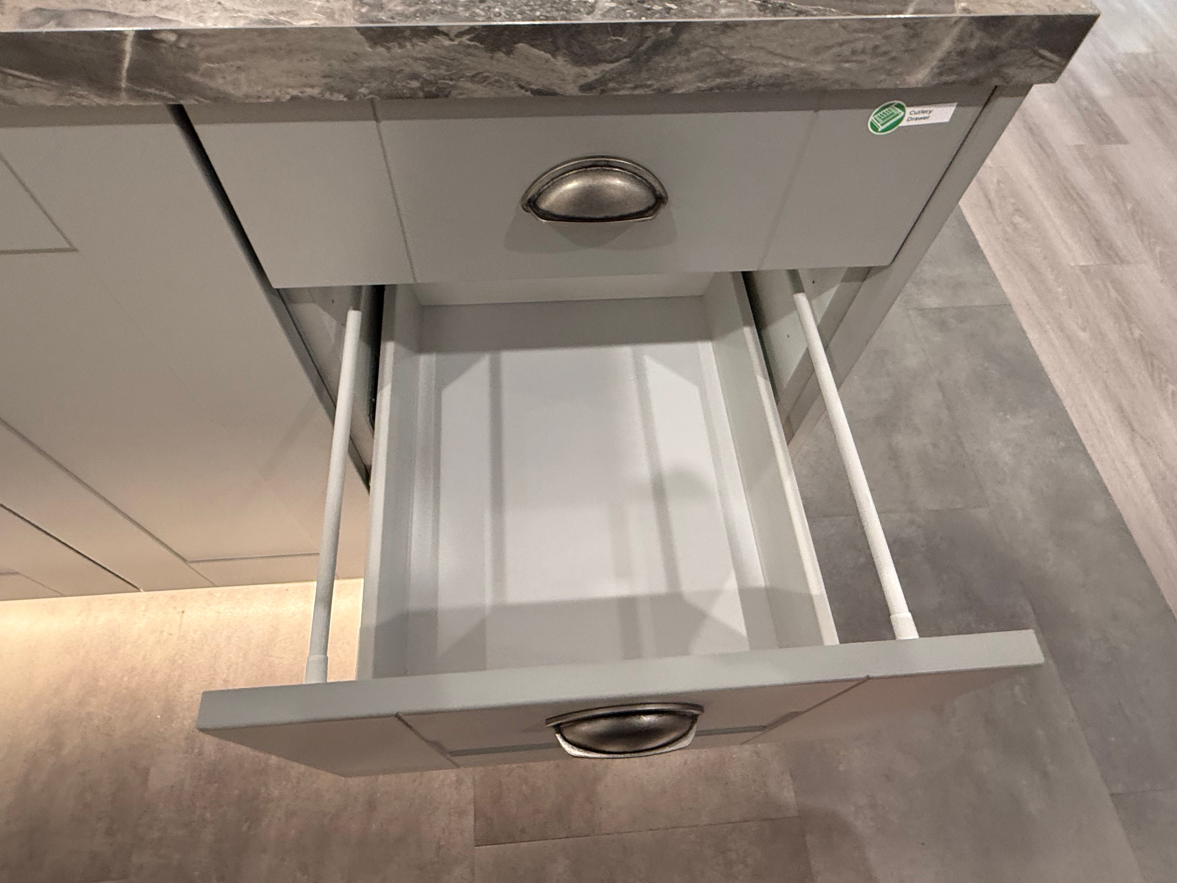 Wren Shaker Classic Ash Gray Matte Kitchen