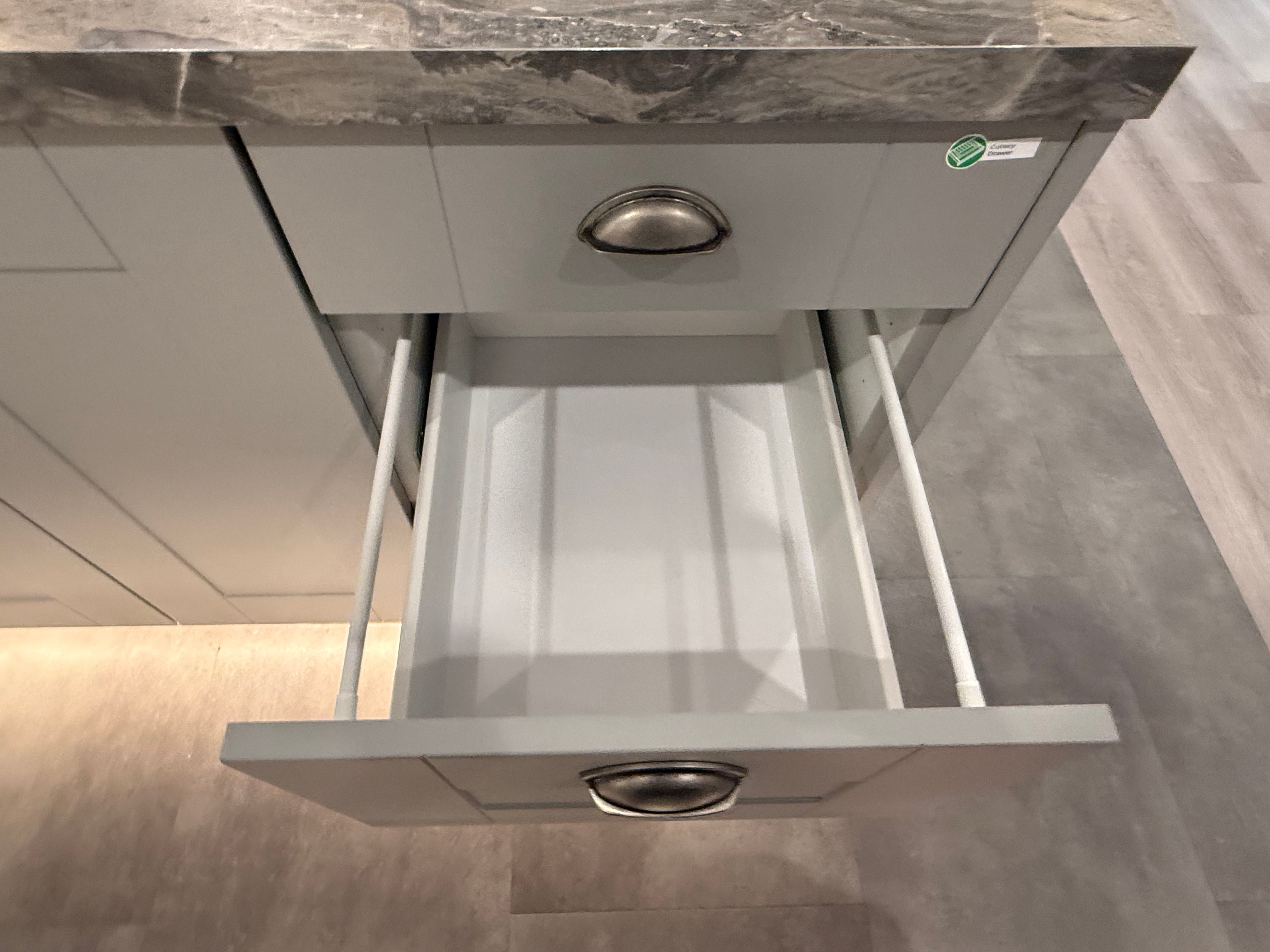 Wren Shaker Classic Ash Gray Matte Kitchen