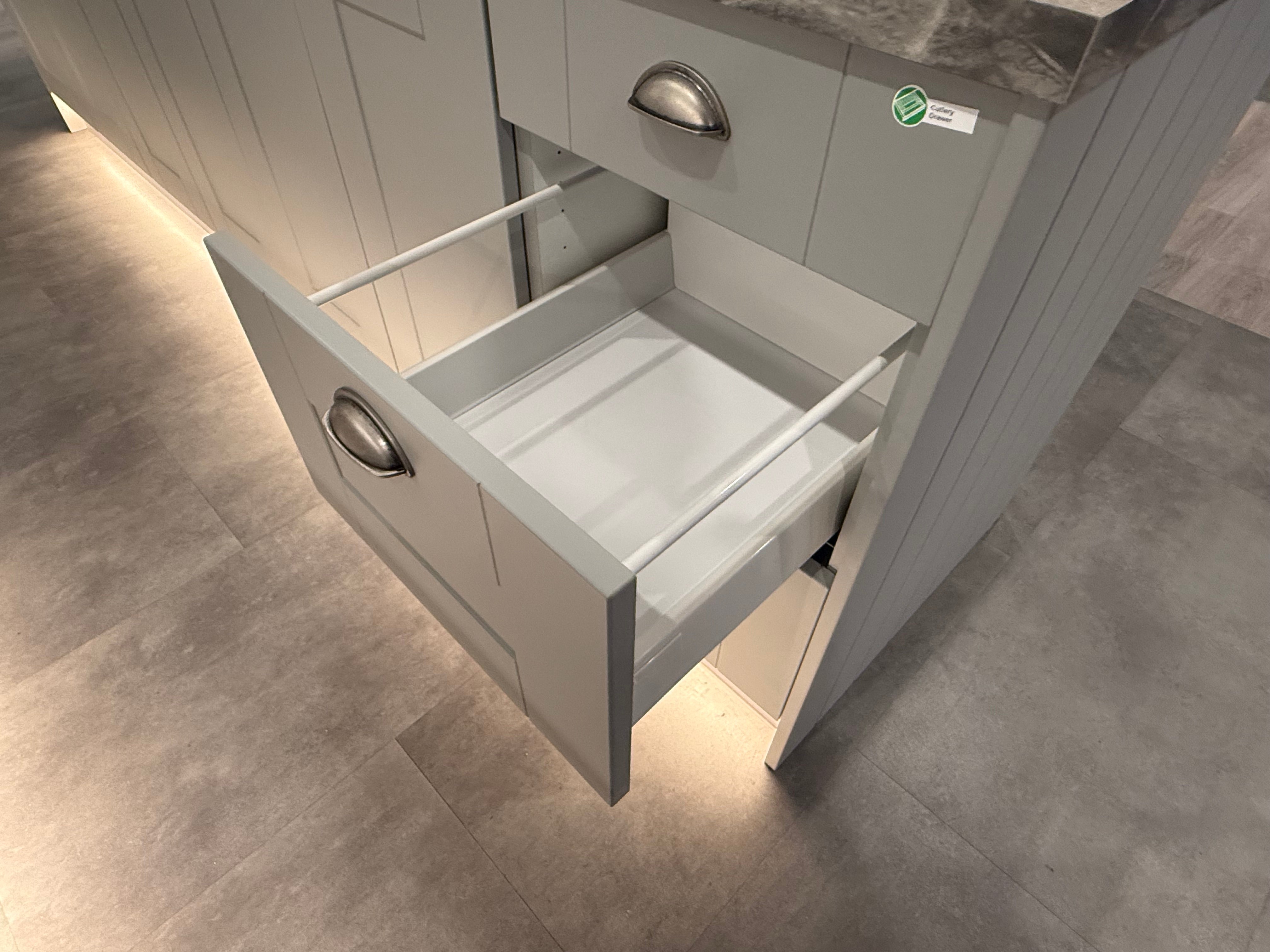 Wren Shaker Classic Ash Gray Matte Kitchen