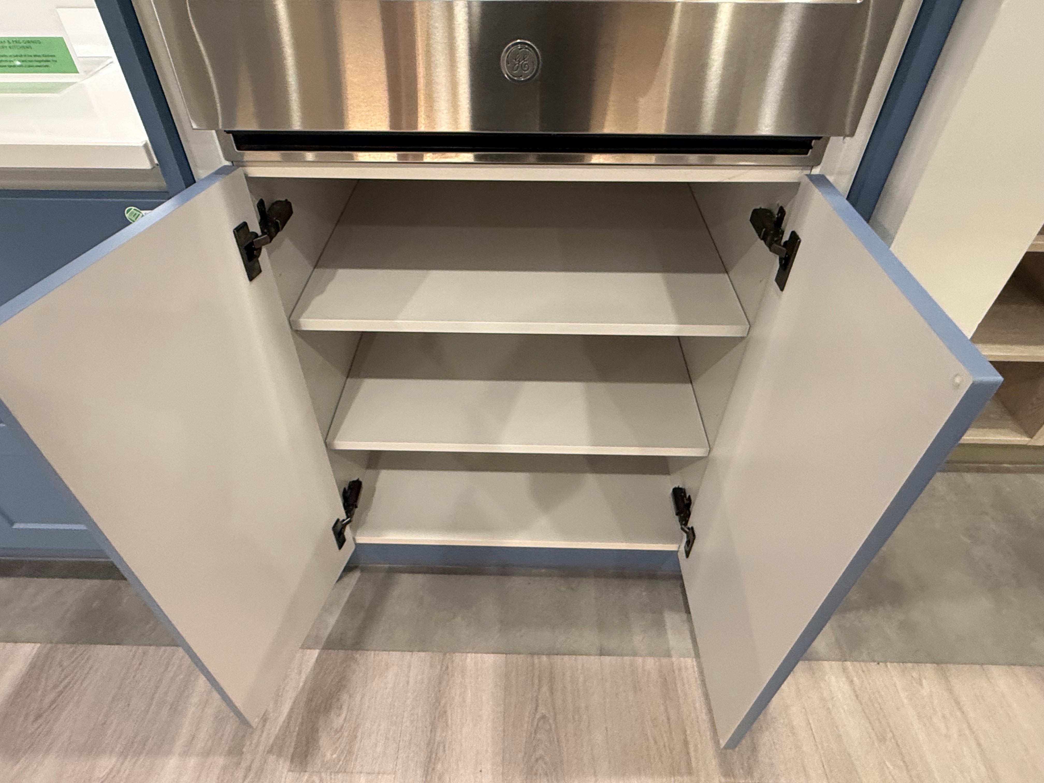 Wren Milano Shaker Chelsea Juratek Smoke Blue Matte Kitchen Wall