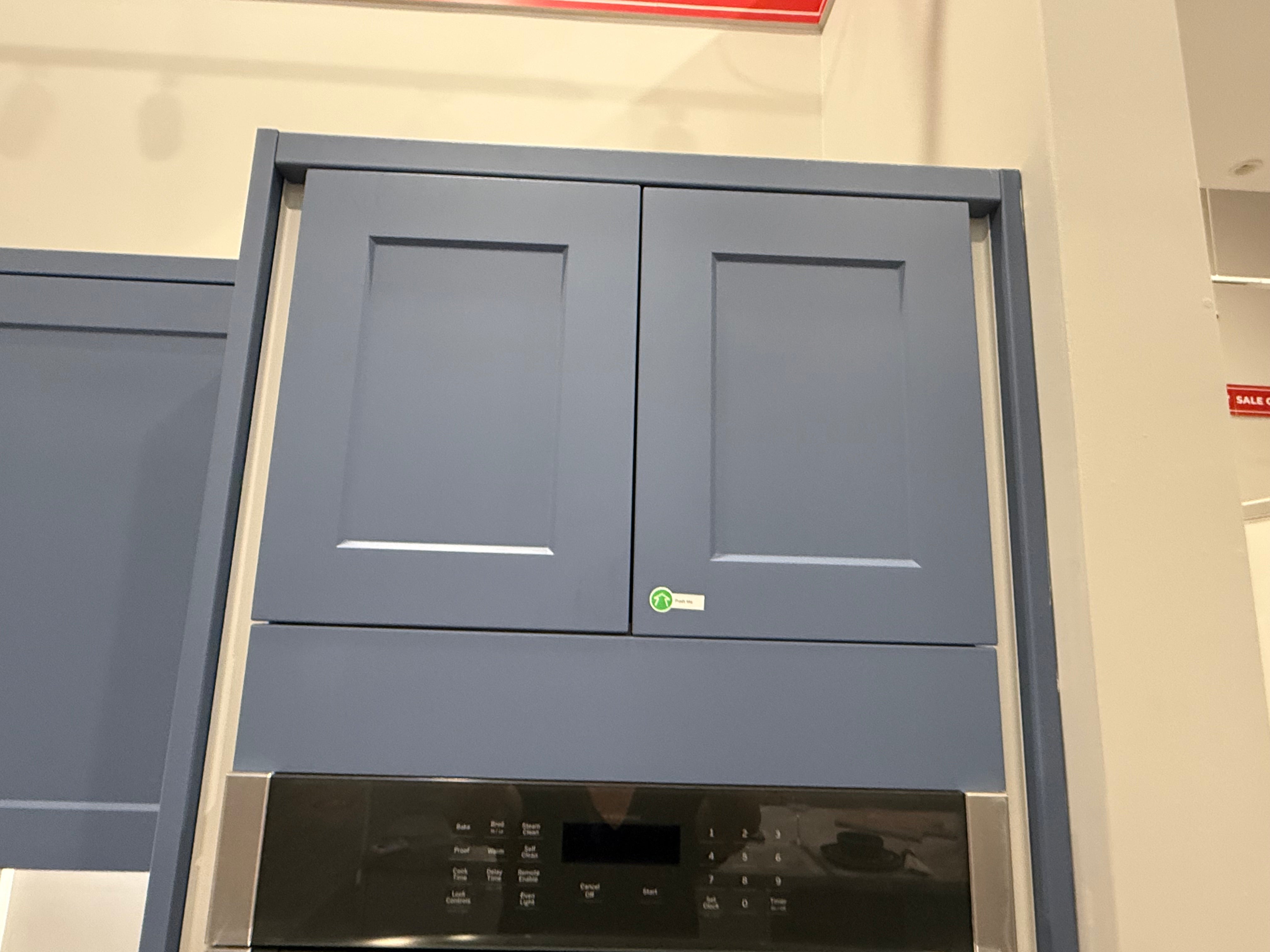 Wren Milano Shaker Chelsea Juratek Smoke Blue Matte Kitchen Wall