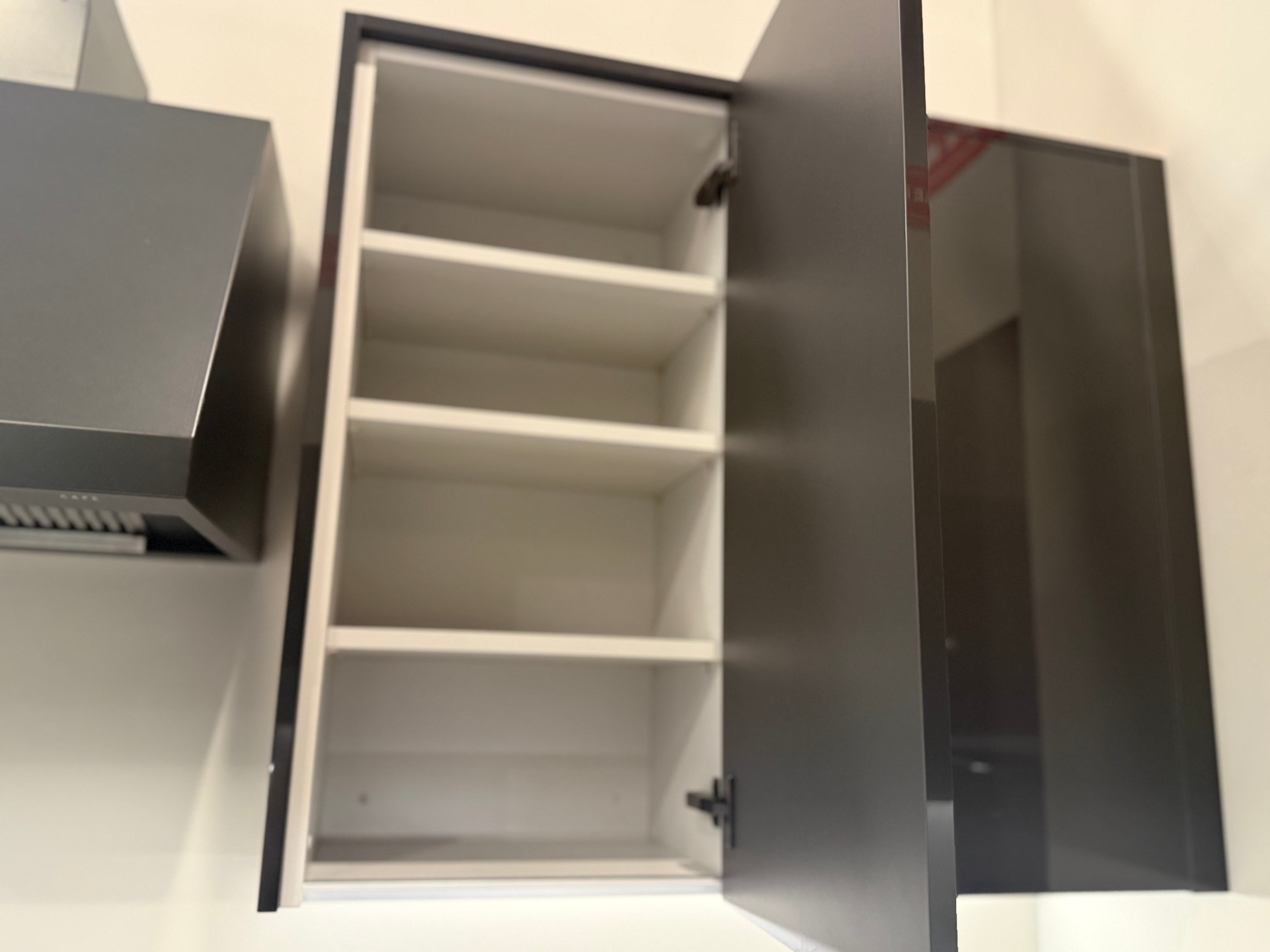 Wren Milano Elements Mettallic Slate Gloss & Ultra Pencil Gray Gloss Kitchen